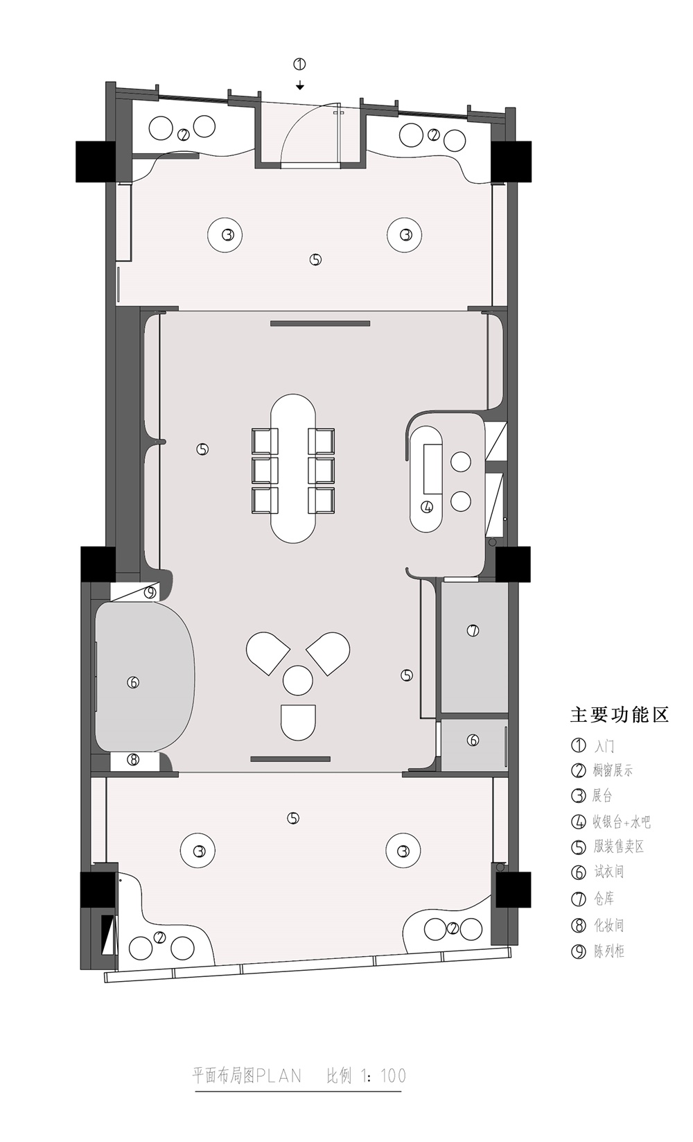 商業空間，無非設計，佛山，項目投稿，Ttsp·X 女裝，女裝店設計，服裝店設計