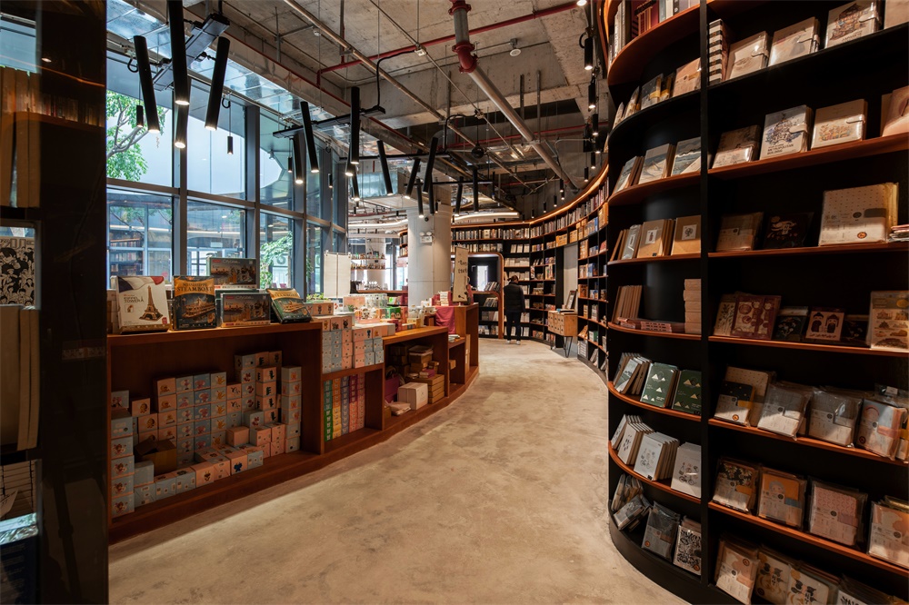 商業空間，廣州書店設計，書店設計，廣州，1200bookshop，負空間設計，項目投稿