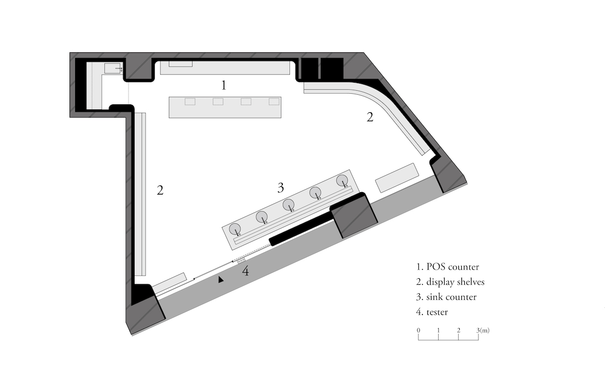 商業空間，東京，專賣店，零售空間，護膚品店鋪設計，aesop，CASE-REAL