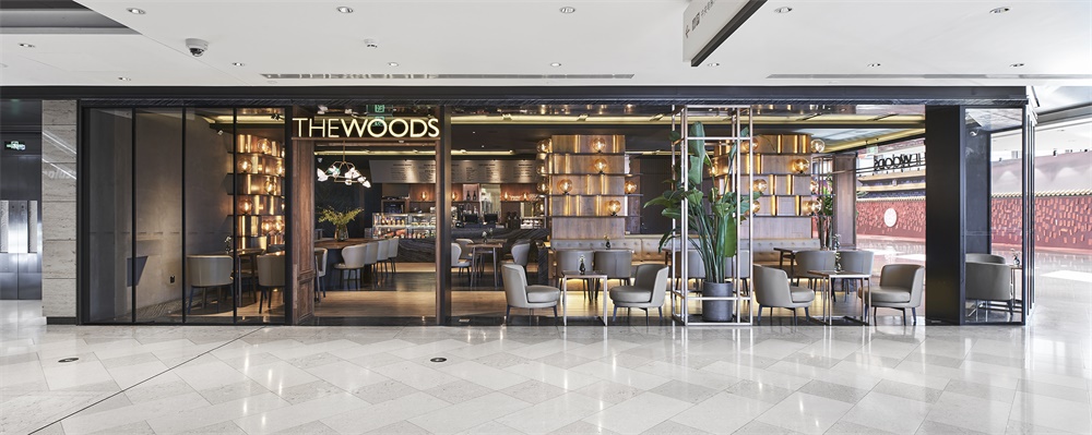 餐飲空間，北京王府中環，THE WOODS CAFÉ，FUNUN LAB，咖啡廳設計，項目投稿