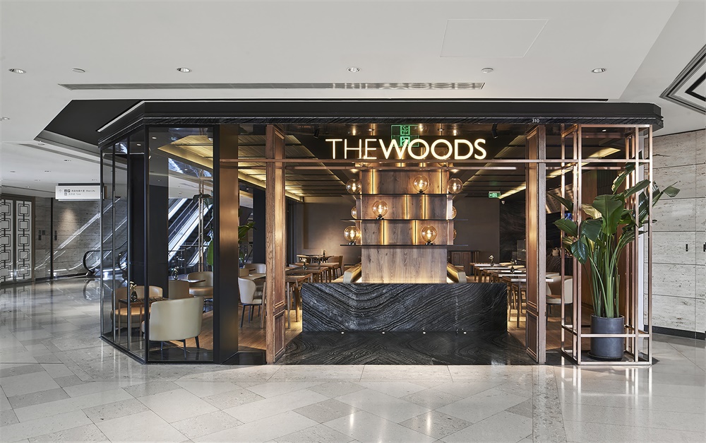 餐飲空間，北京王府中環，THE WOODS CAFÉ，FUNUN LAB，咖啡廳設計，項目投稿