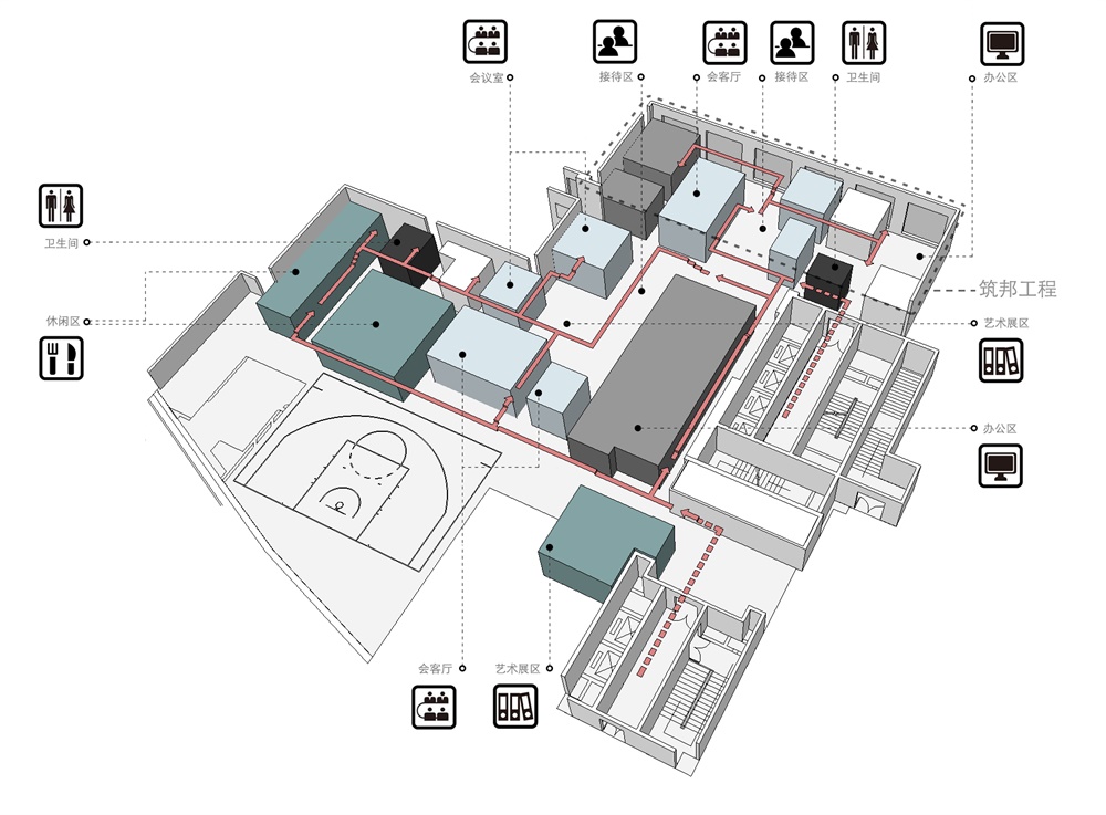 辦公空間，ONES Design辦公空間，福建龍岩市，壹玖捌陸設計事務所，項目投稿