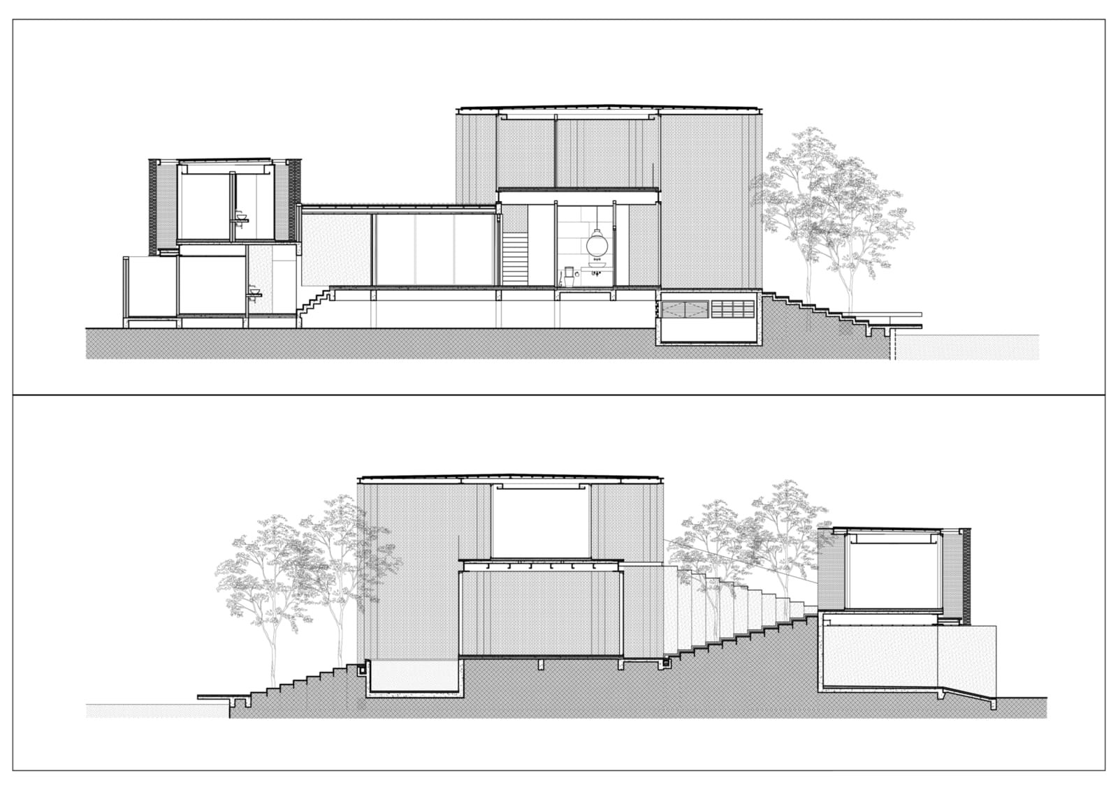 WARchitect Studio,別墅設計,570㎡臨湖別墅,現代風格別墅設計,濱湖別墅,曼穀濱湖別墅,WARchitect Studio設計,WARchitect Studio設計作品