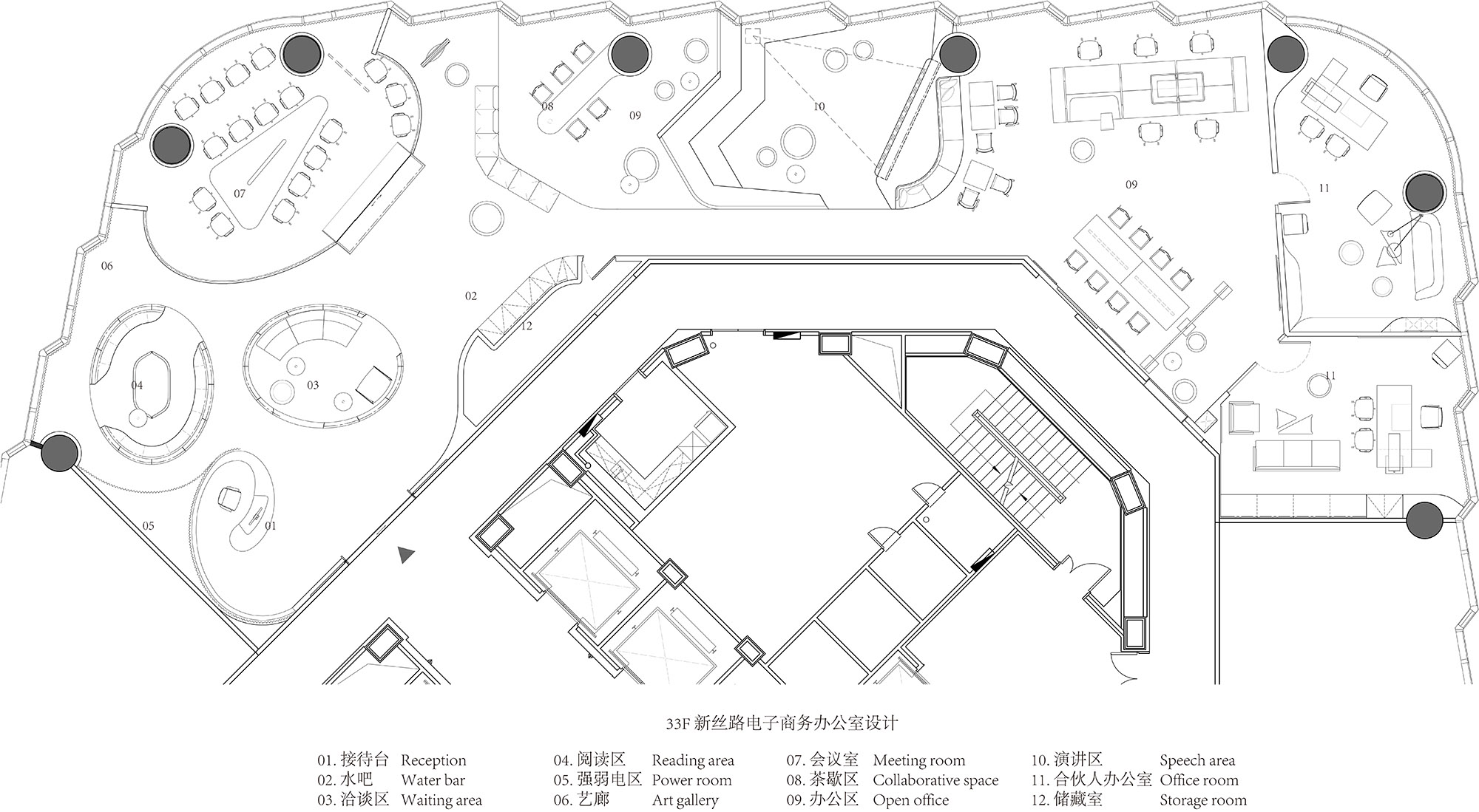 辦公室設計,辦公空間設計,現代風格辦公室設計,簡約辦公室設計,西安辦公室設計,西安新絲路電子商務公司辦公室,西安新絲路電子商務公司,紅山設計,紅山設計公司,紅山設計公司作品