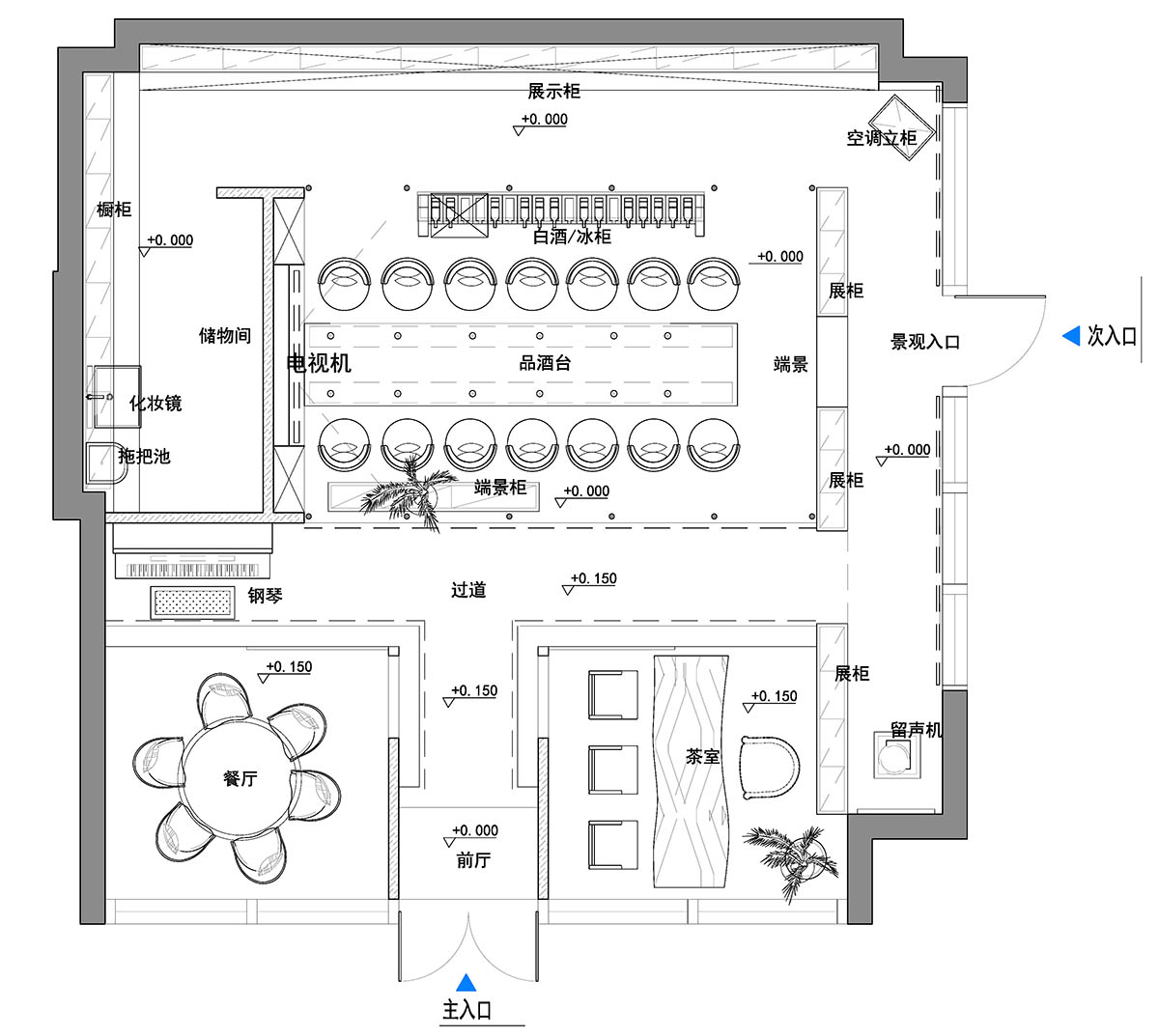 澱川建築事務所,澱川建築設計,上海城市“茅台知酒堂”,零售店設計,體驗店設計,茅台知酒堂,上海體驗店設計,項目投稿