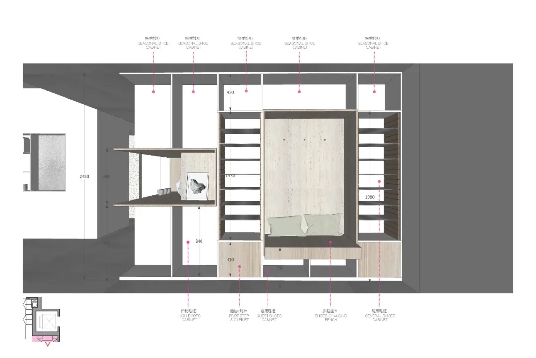  LUKSTUDIO芝作室,芝作室設計,180㎡大平層設計,廣州住宅設計案例,極簡風格設計,極簡主義設計，陸穎芝，項目投稿