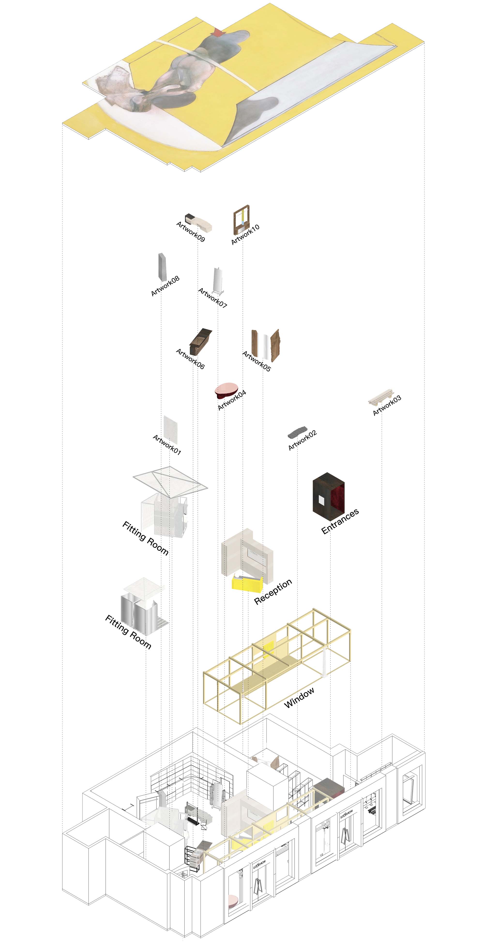 Sò Studio設計,LOOKNOW新天地旗艦店設計,旗艦店設計,商業空間設計設計,上海LOOKNOW旗艦店設計,上海商業空間設計,上海設計