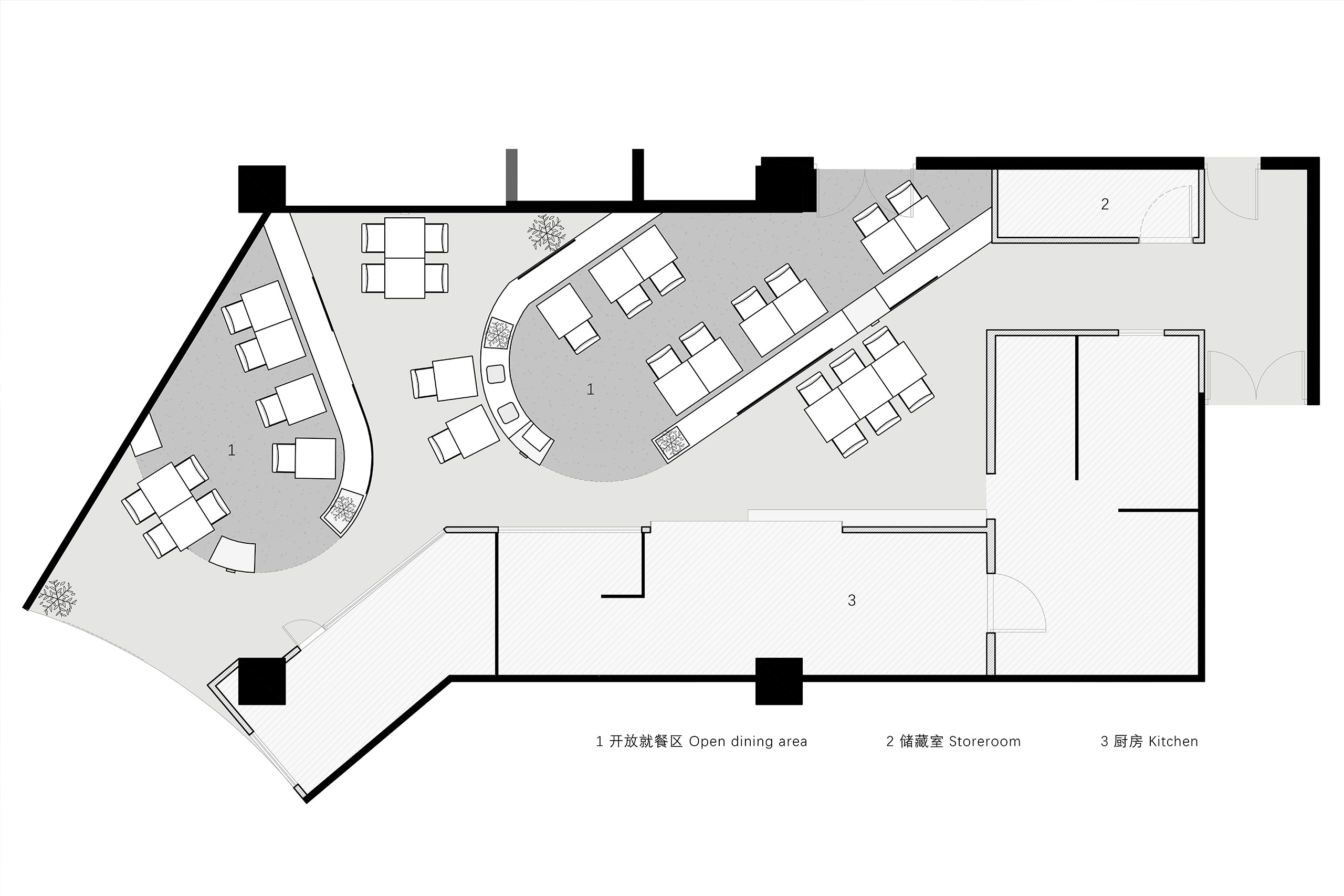 米粉店設計,餐廳設計,快餐店設計,上海餐廳設計,上海快餐店設計,登樂越南粉百聯店,上海登樂越南粉,離宅半米