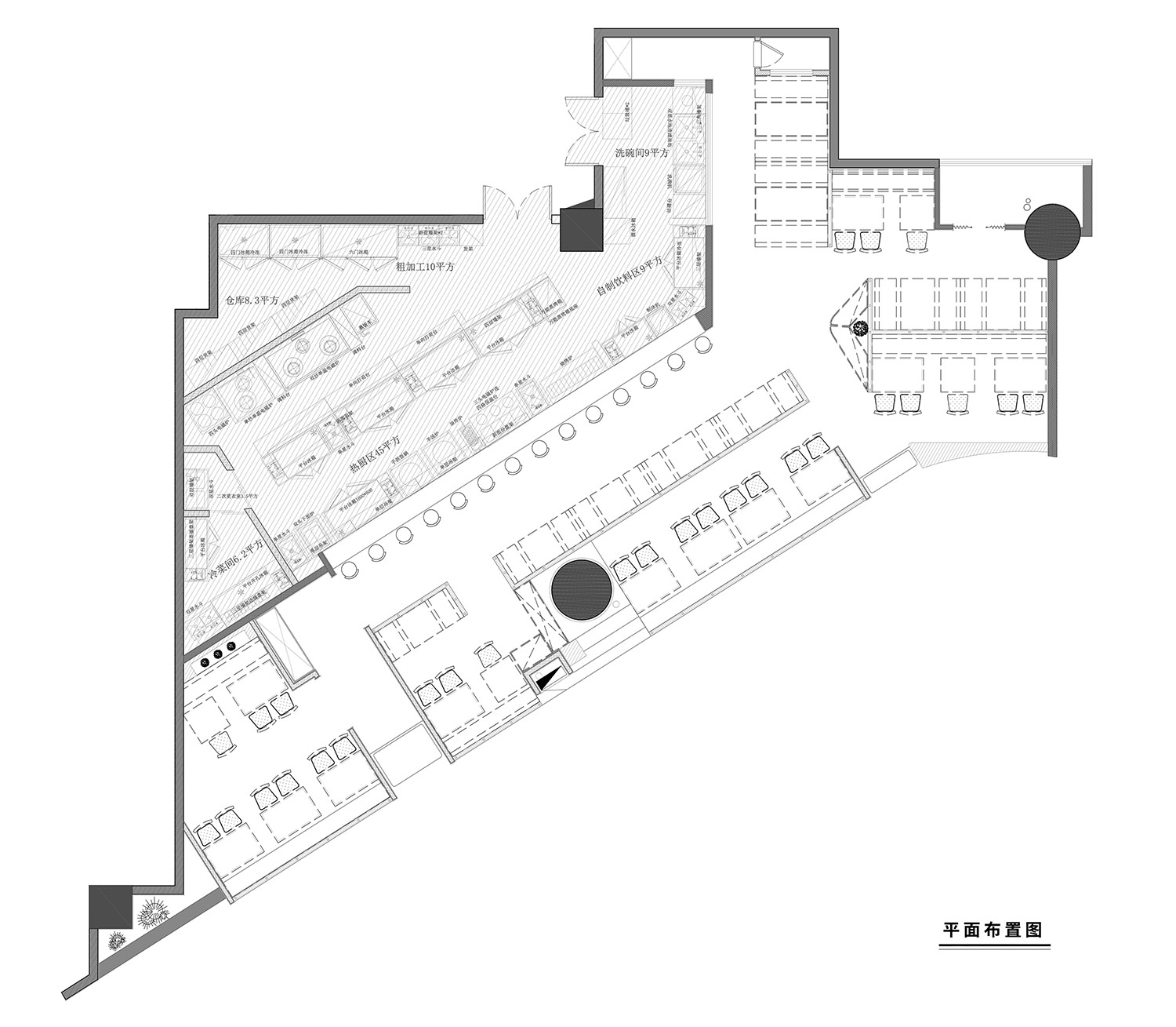 餐廳設計,新疆菜餐廳設計,休閑餐廳設計,現代風格餐廳設計,現代風格餐廳設計案例,上海餐廳設計,塔哈爾·迷迭巷餐廳,上海塔哈爾·迷迭巷餐廳,臥野空間設計