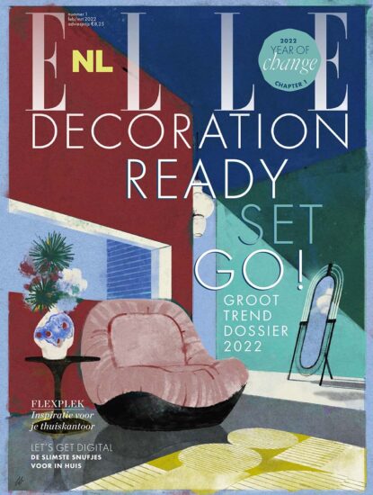 室內、軟裝設計雜誌Elle Decor (荷蘭版）-2022/1