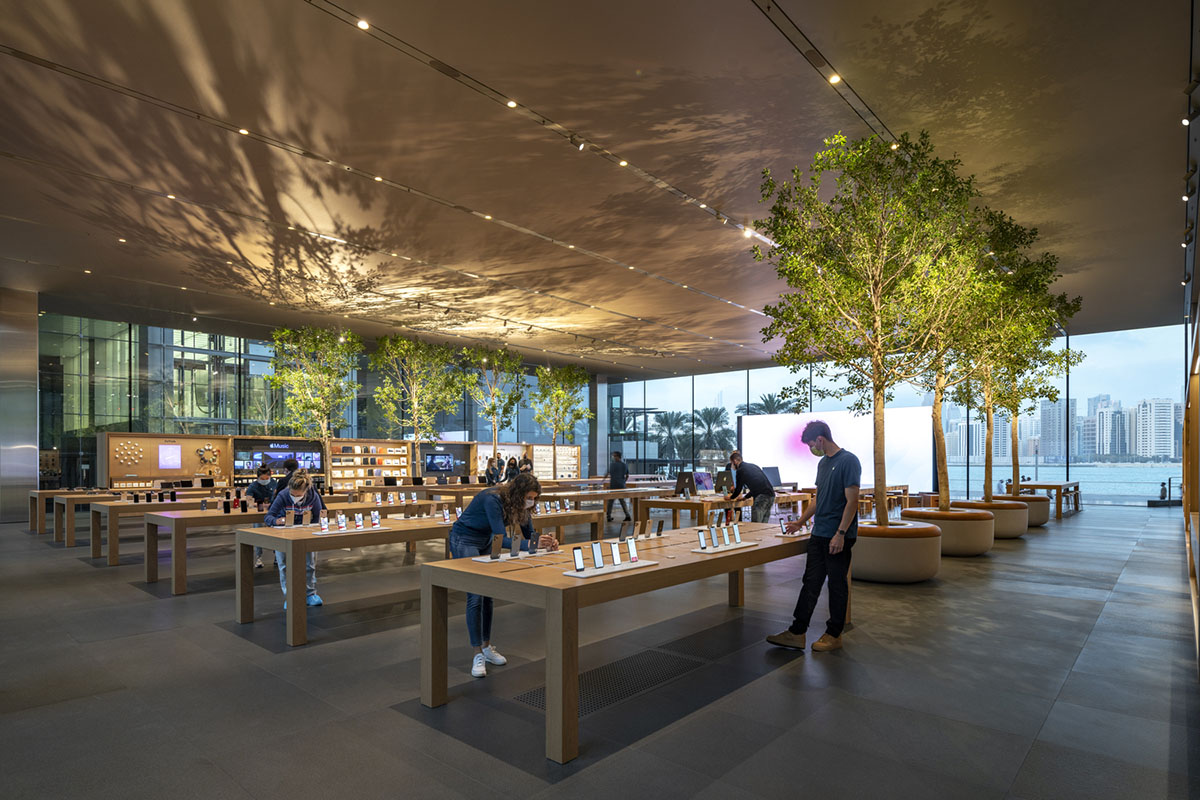 Foster + Partners,阿布紮比蘋果零售店,蘋果零售店設計,Apple Store,Apple Al Maryah Island,蘋果體驗店店