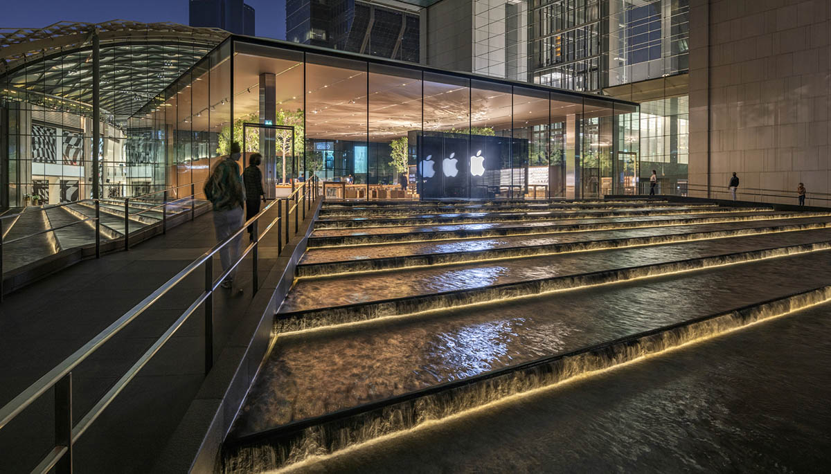 Foster + Partners,阿布紮比蘋果零售店,蘋果零售店設計,Apple Store,Apple Al Maryah Island,蘋果體驗店店