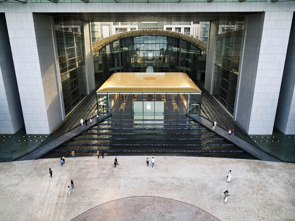 Foster + Partners,阿布紮比蘋果零售店,蘋果零售店設計,Apple Store,Apple Al Maryah Island,蘋果體驗店店