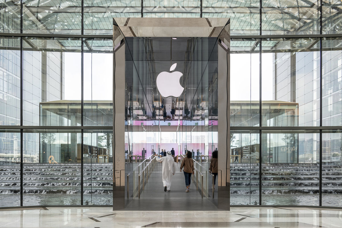 Foster + Partners,阿布紮比蘋果零售店,蘋果零售店設計,Apple Store,Apple Al Maryah Island,蘋果體驗店店