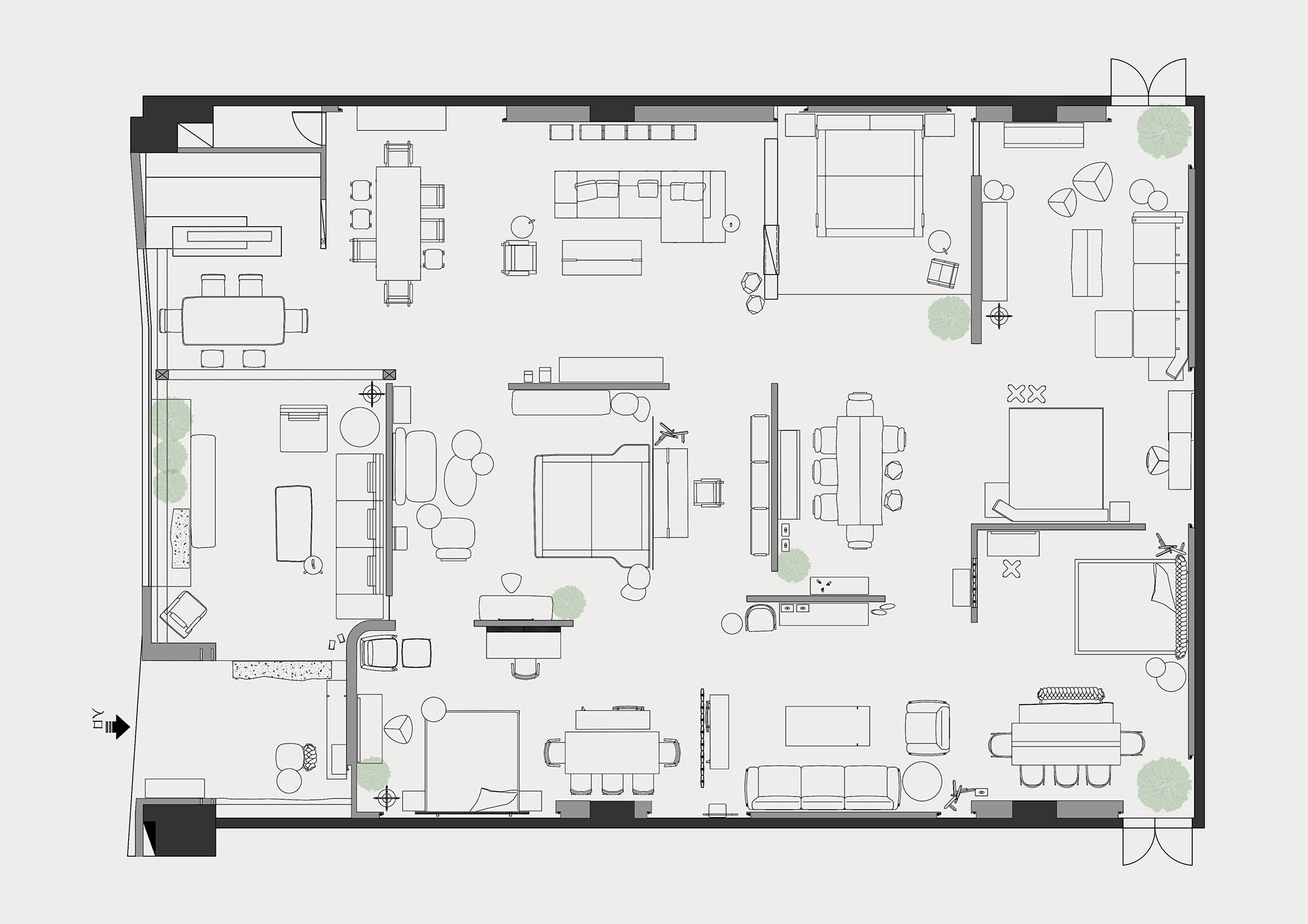 東邦設計,東莞GAINLIVING 家具店,家具店設計案例,家具展廳設計,家具展廳設計案例,展廳設計