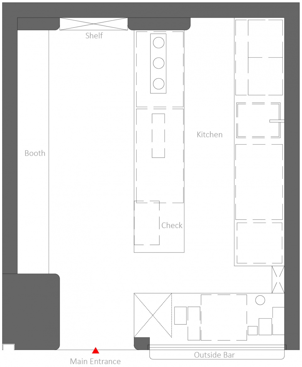 深圳咖啡店設計,社區咖啡店設計,咖啡店設計案例,深圳咖啡店,小咖啡店設計,Annnd,Annnd咖啡,Annnd Café,Annnd 新聞路店,如室建築設計事務所,如室建築事務所,如室建築設計