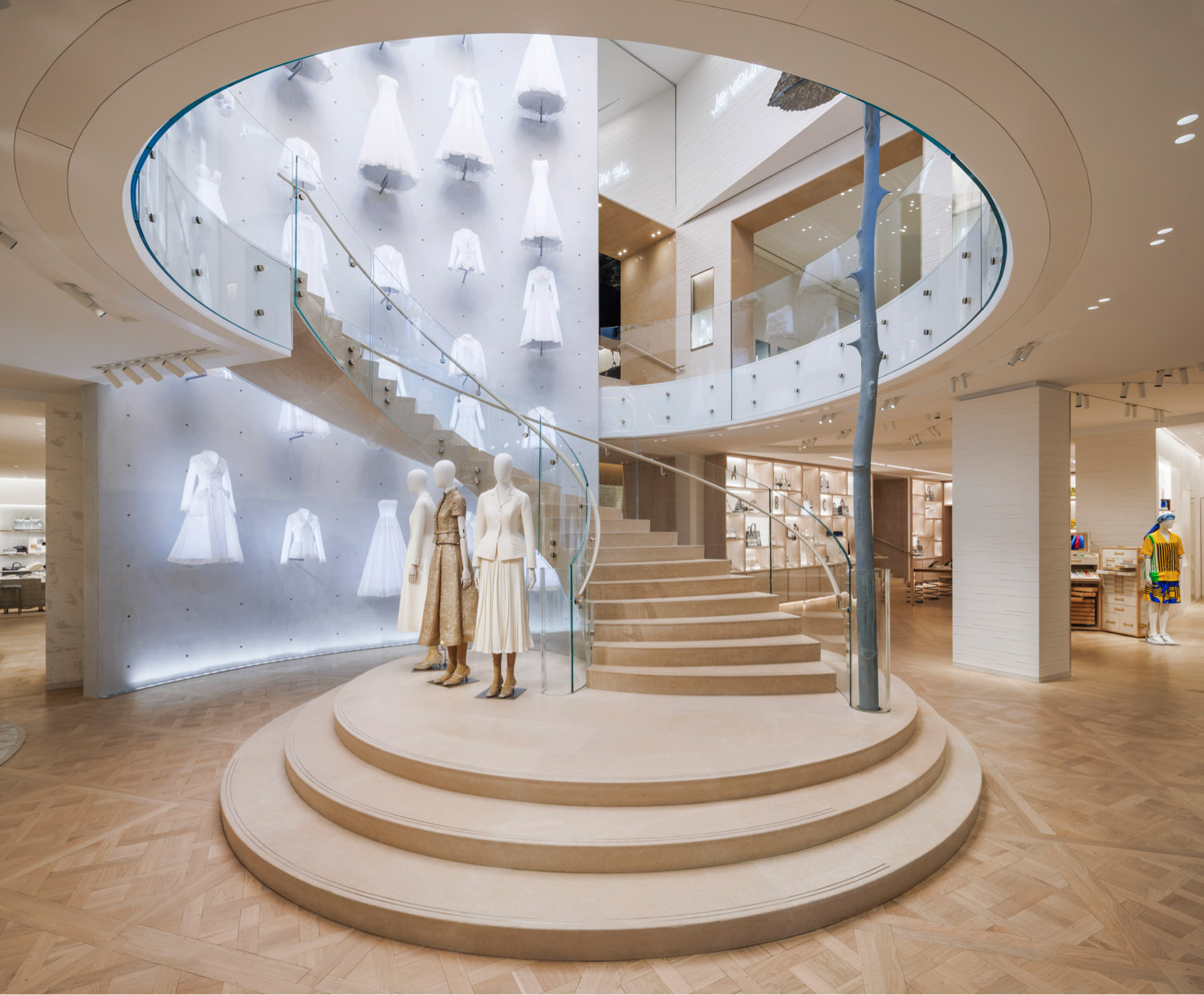 迪奧,服裝店設計,巴黎迪奧旗艦店,PARIS DIOR FLAGSHIP STORE,服裝店設計案例,DIOR STORE DESIGN ,國外服裝店設計案例,東京銀座迪奧店,TOKYO DIOR STORE