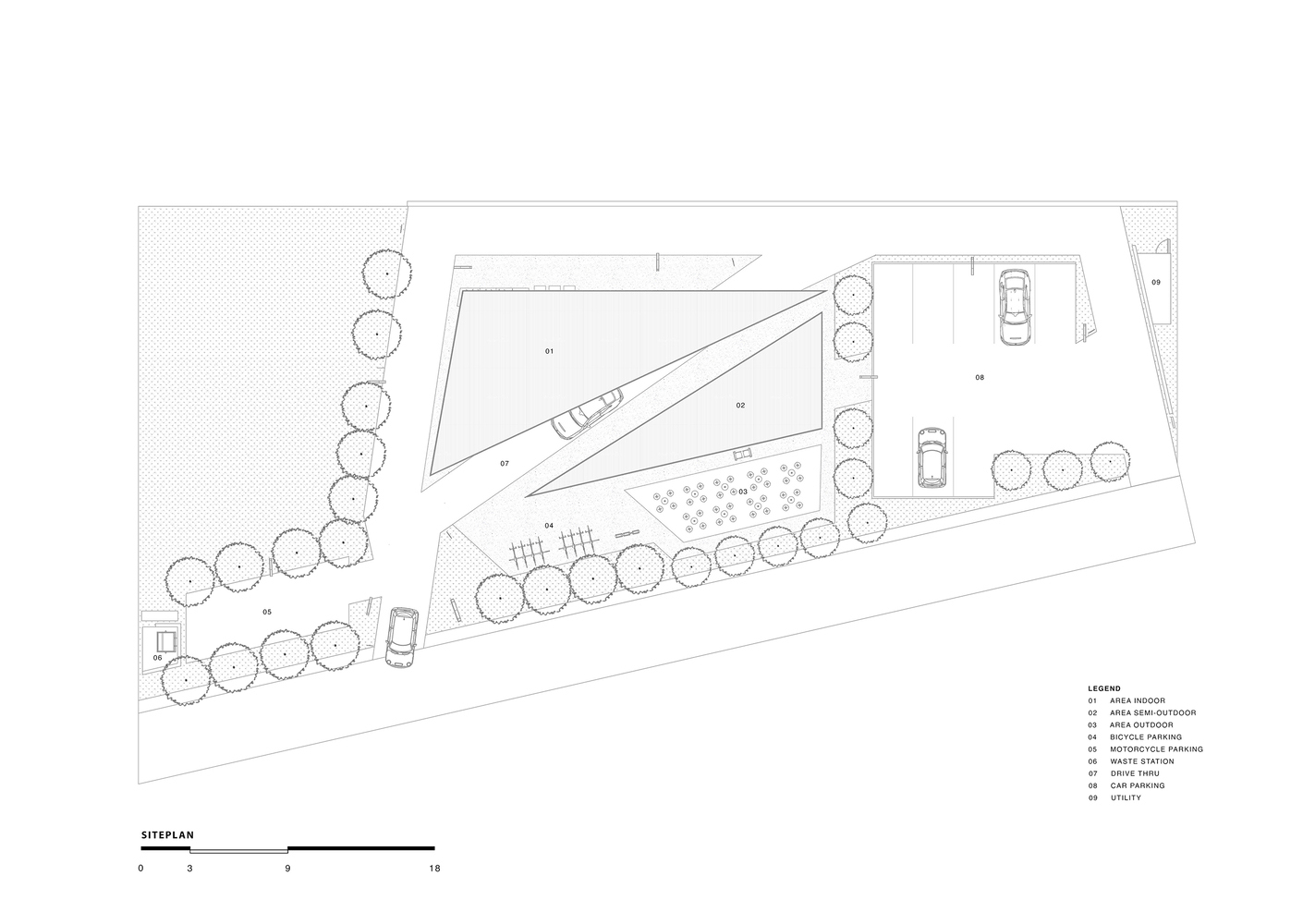 ARA Studio,咖啡廳,咖啡店設計,150㎡咖啡廳設計,Jokopi MERR,白色極簡風格咖啡廳,國外咖啡廳設計案例