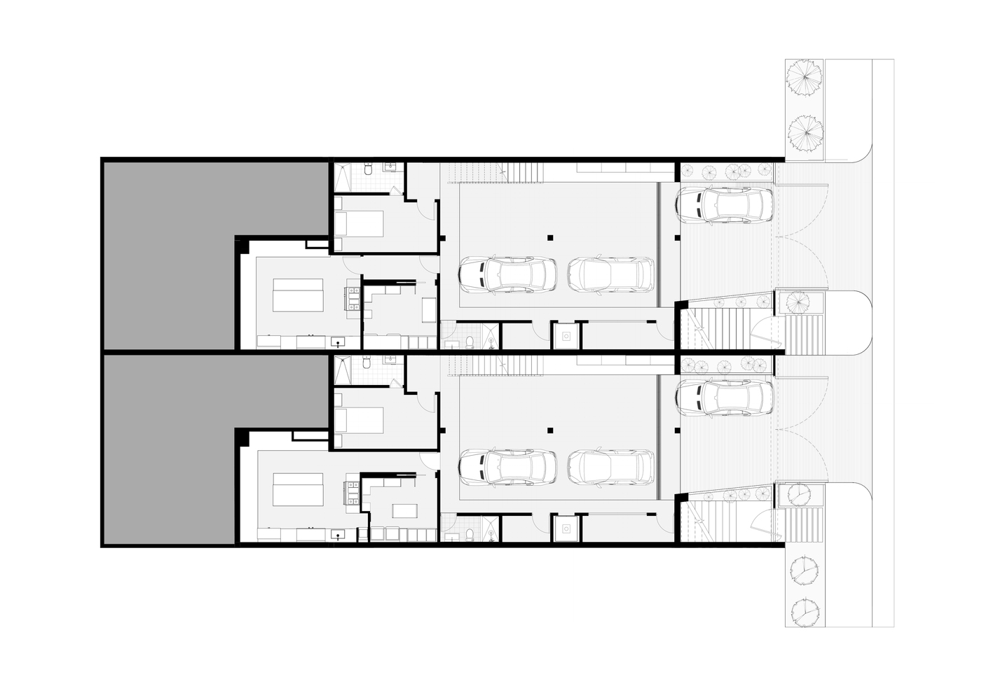 YDR estudio,別墅設計案例,別墅設計,DEOC Arquitectos,650㎡,原木色+白色,國外別墅設計,別墅設計方案