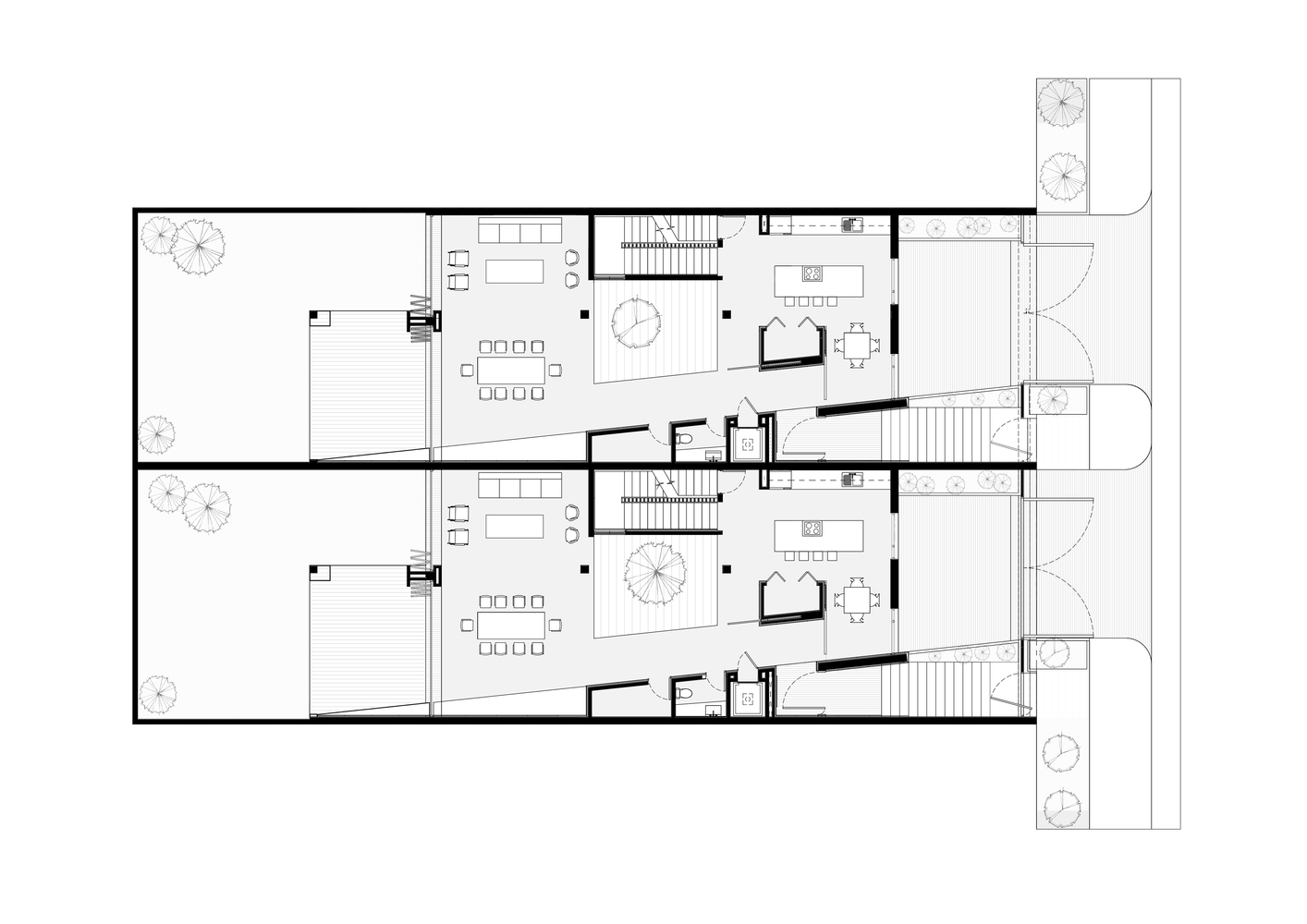 YDR estudio,別墅設計案例,別墅設計,DEOC Arquitectos,650㎡,原木色+白色,國外別墅設計,別墅設計方案