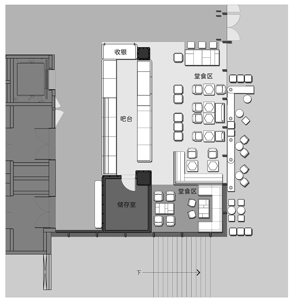 深圳咖啡店設計,咖啡店設計,咖啡店設計案例,深圳咖啡店,HULOHULO,HULOHULO咖啡,HULOHULO萬象天地店,葫蘆咖啡,深圳葫蘆咖啡,索拉設計,SORA