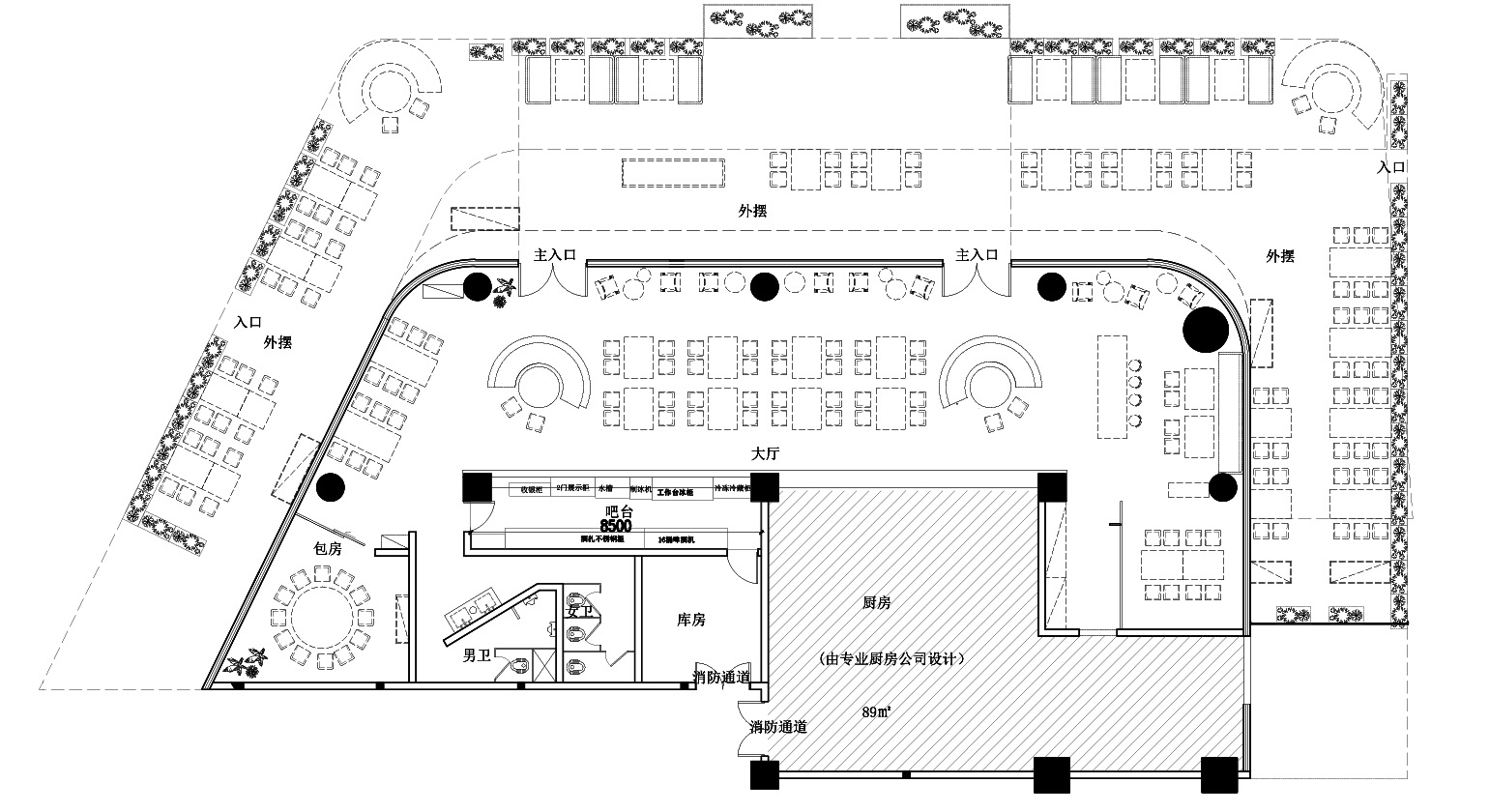 餐廳設計,燒烤餐廳設計,燒烤店設計,燒烤店設計案例,900度燒烤工場,珠海900度燒烤工場,燒烤工場,900度燒烤工場金灣店,借光建築,珠海借光建築