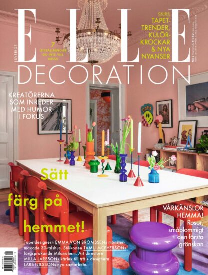 室內、軟裝設計雜誌Elle Decor (瑞典版）-2022/3