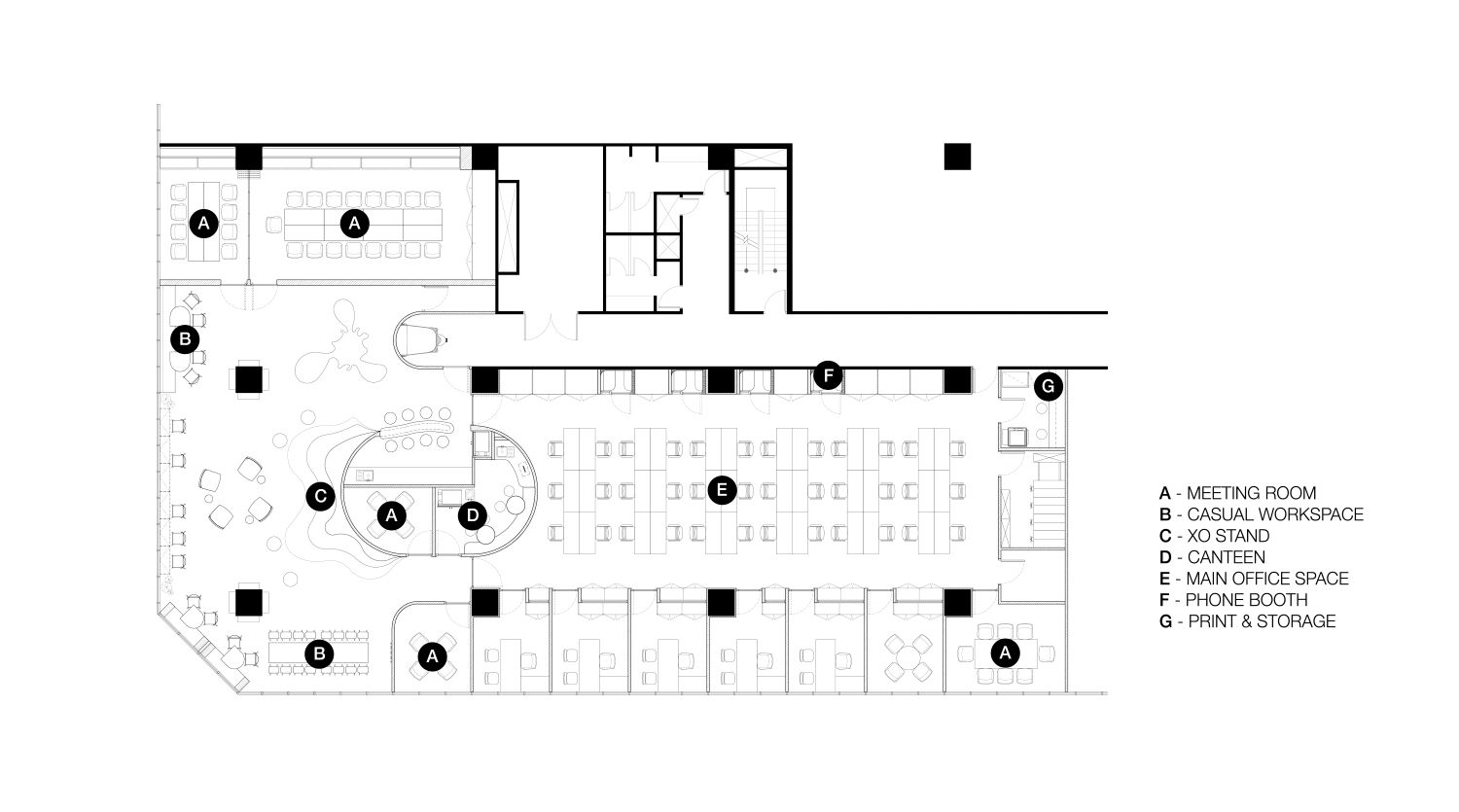 IF (Integrated Field),曼穀,辦公室,食品公司辦公室,辦公室設計,國外辦公室設計案例,Exotic Food (XO),辦公室裝修,辦公室設計方案