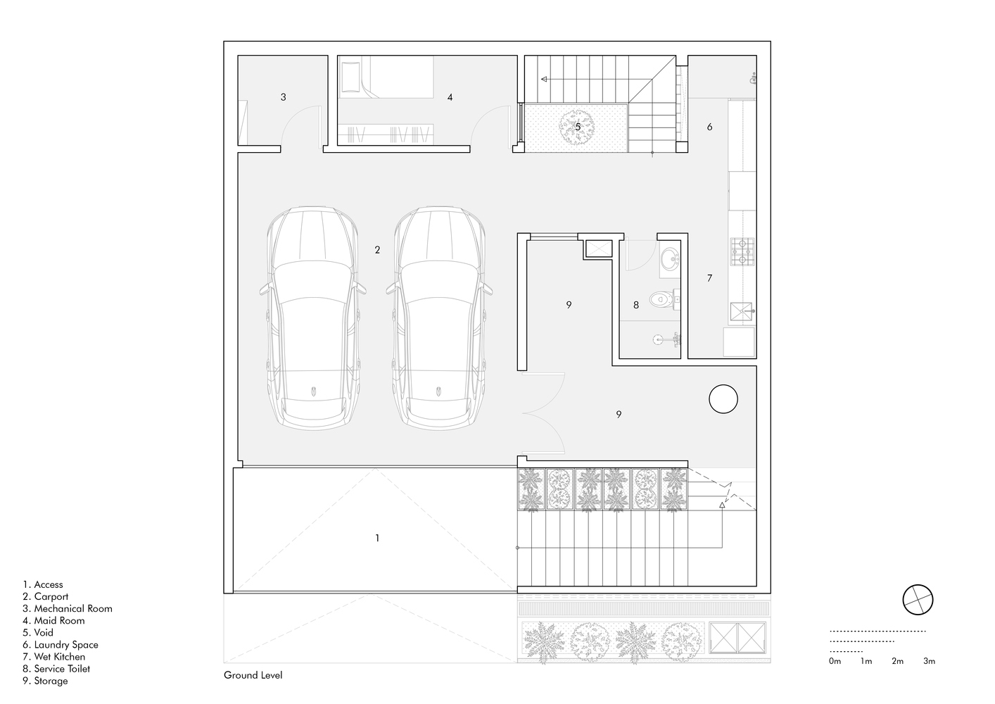 K-Thengono Design Studio,別墅設計,印尼,250㎡,鄉土主義,鄉村別墅設計,別墅設計案例,別墅建築設計