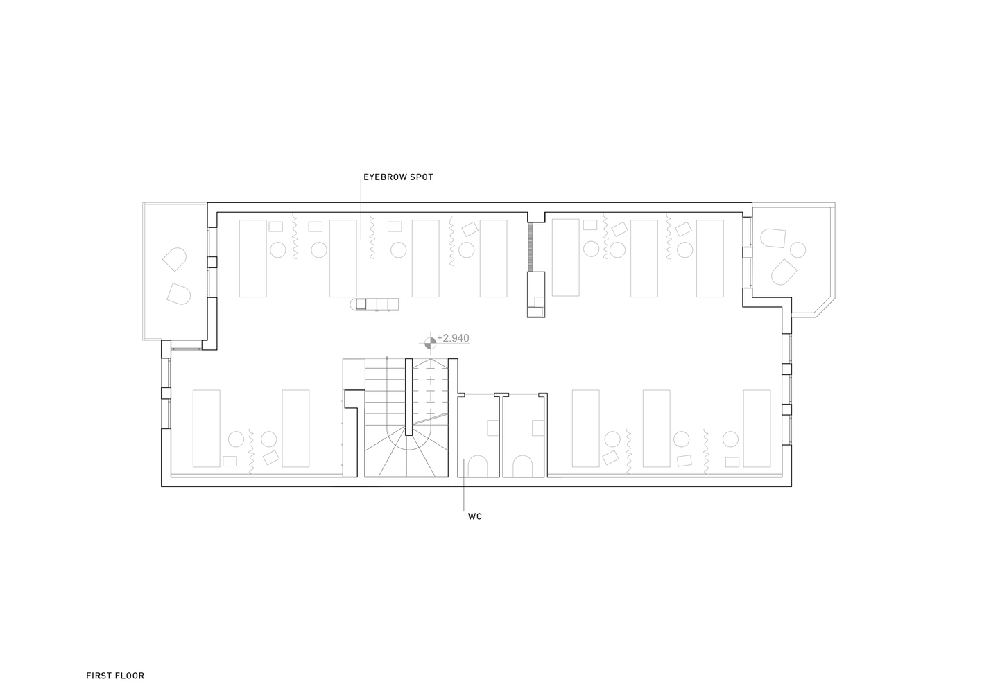 美甲店設計,暖色調,網紅風,養生&美容店設計,美容培訓學校,NOMMA studio,培訓學校,網紅風格美容店,美容店設計案例