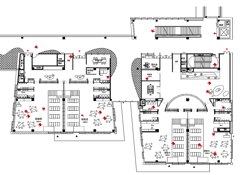 校園設計,幼兒園設計,寧波幼兒園設計,綺朵幼兒園,Kido School,寧波 Kido School,寧波綺朵幼兒園,幼兒園設計作品,REAL建築事務所,REAL,REAL設計