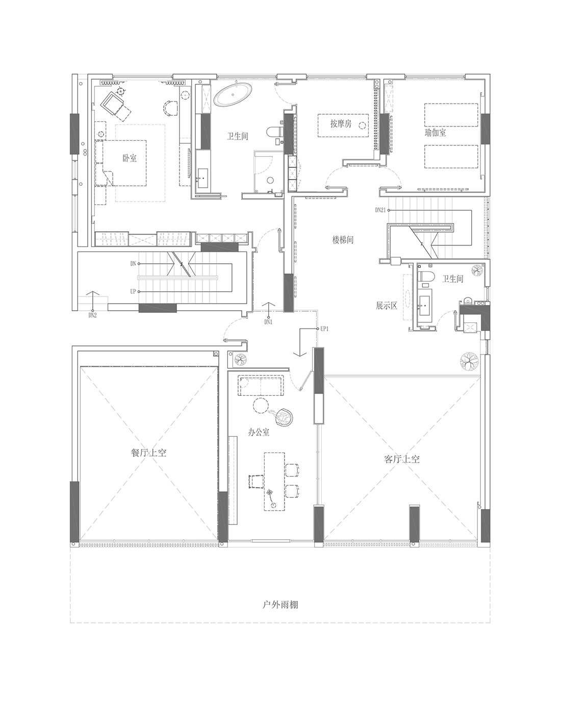 T&D知行空間設計,570㎡,惠州,水波裏私宅,知行空間設計,梵品木飾麵,惠州住宅設計,惠州家裝設計,複式