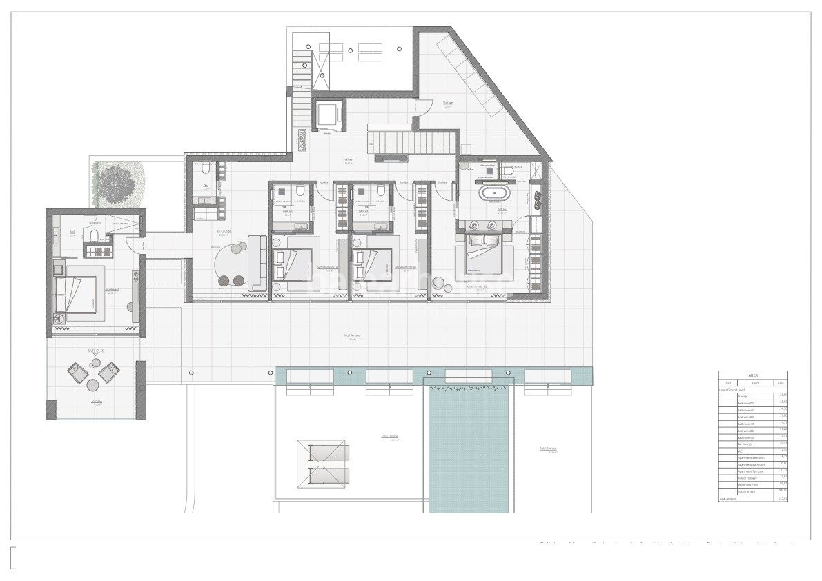 別墅設計,別墅設計案例,Palomino Arquitectos,Alejandro Palomino,極簡風格別墅,別墅泳池設計,西班牙,國外別墅設計案例,680㎡