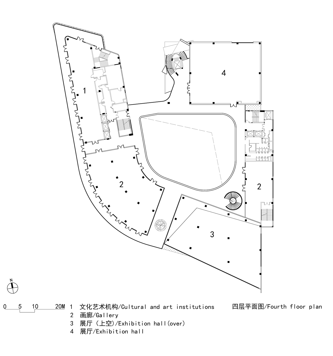 建築設計,藝術場館設計,建築外立麵設計,藝術場館設計案例,二沙島文立方,廣州二沙島文立方,文立方,扉建築 FEI Architects ,扉建築,FEI Architects