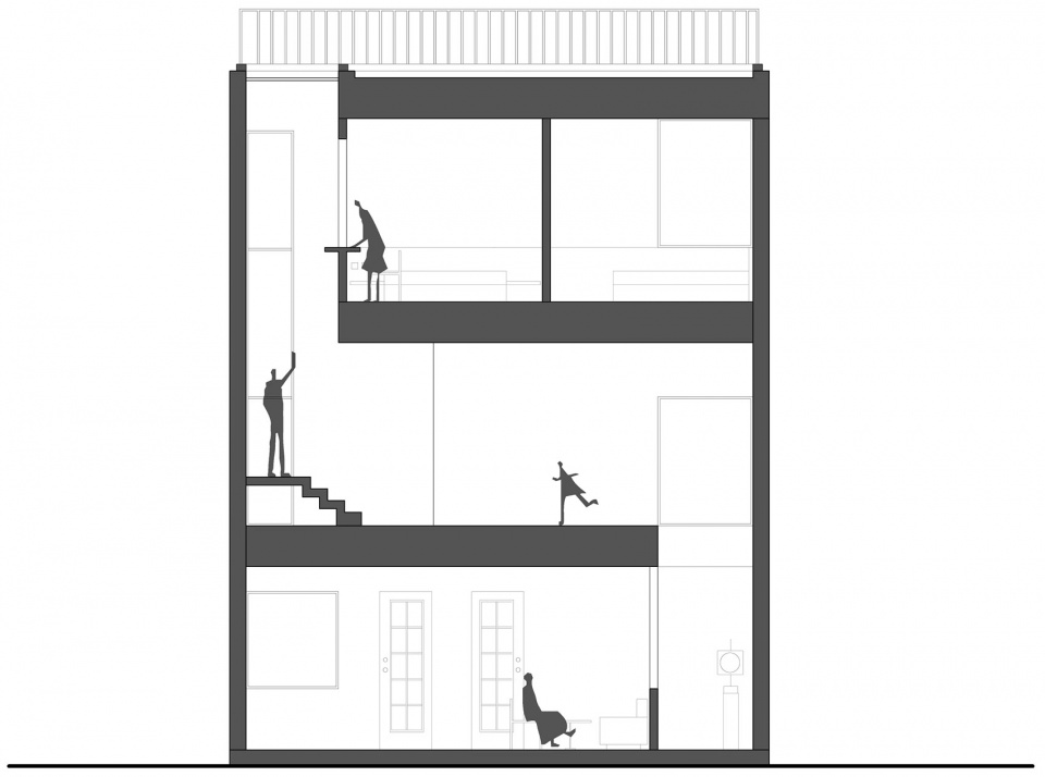 自建房設計,鄉村住宅設計,鄉村自建房,住宅設計案例,住宅設計,自建房裝修,杭州住宅設計,杭州鄉村住宅設計,現代風格住宅設計,獨棟住宅設計,田之間建築,植田建築,極小天井住宅,千島湖方宅,杭州千島湖方宅