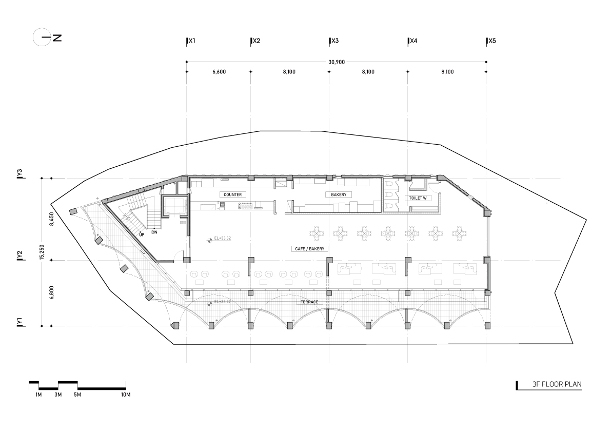 咖啡廳設計,JOHO Architecture,560㎡,釜山,韓國,海邊咖啡廳,咖啡廳設計案例,國外咖啡廳設計方案