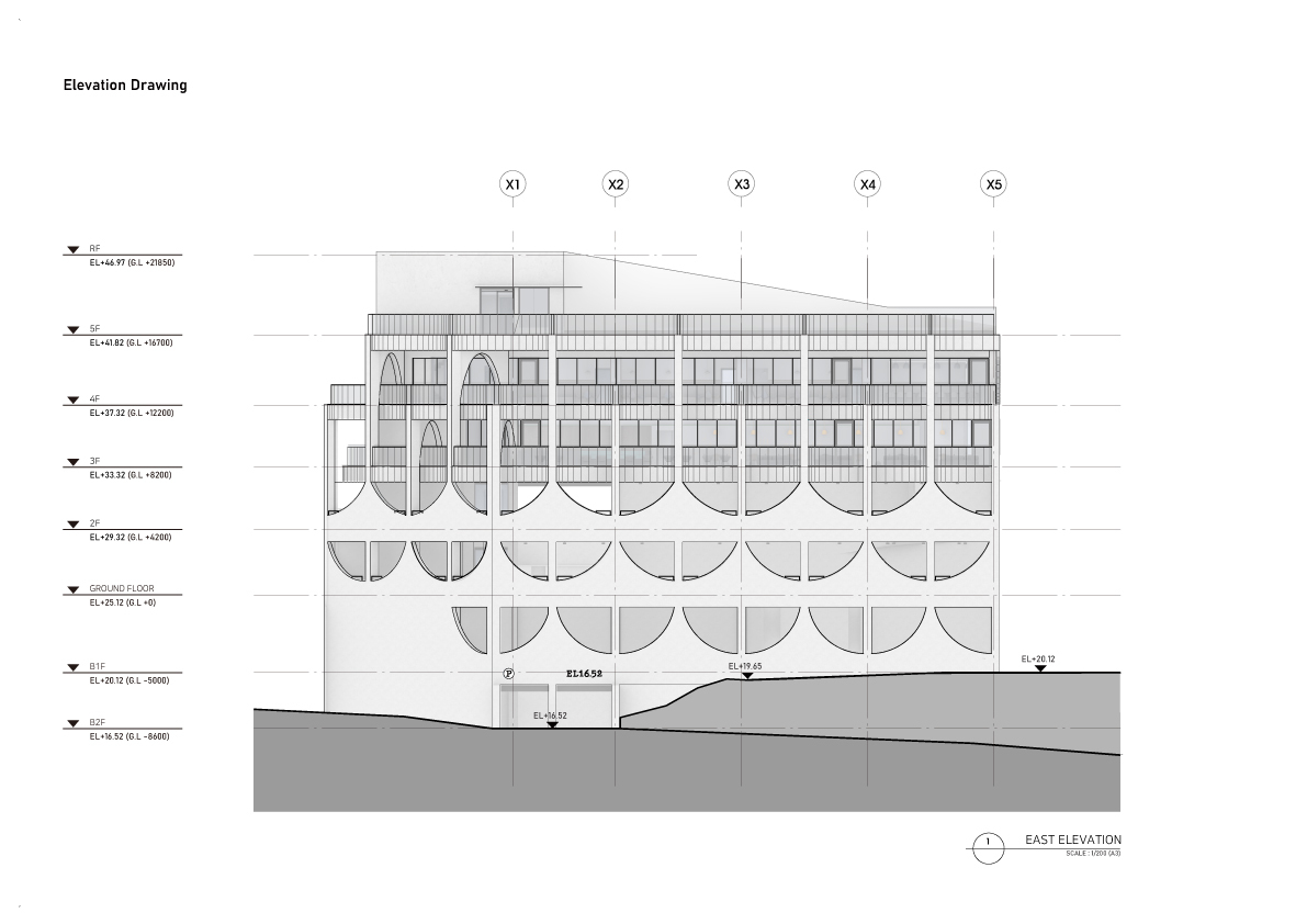 咖啡廳設計,JOHO Architecture,560㎡,釜山,韓國,海邊咖啡廳,咖啡廳設計案例,國外咖啡廳設計方案