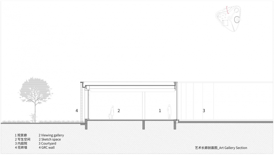 美術館,美術館設計,展館設計,獨白美術館,秦皇島獨白美術館,美術館設計案例,Wutopia Lab,俞挺