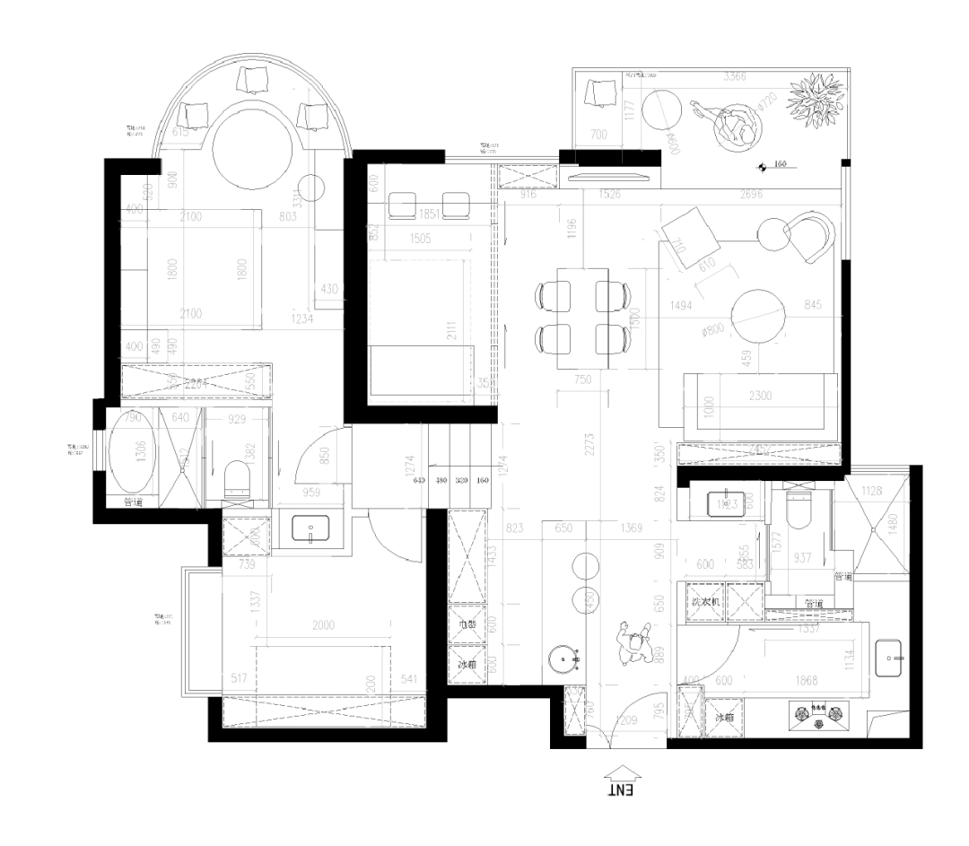 130㎡家裝設計,130㎡,住宅設計案例,家裝設計,住宅設計,公寓設計,住宅翻新,現代風格家裝設計,上海住宅設計,上海,示覺設計,示覺室內設計,示覺設計作品