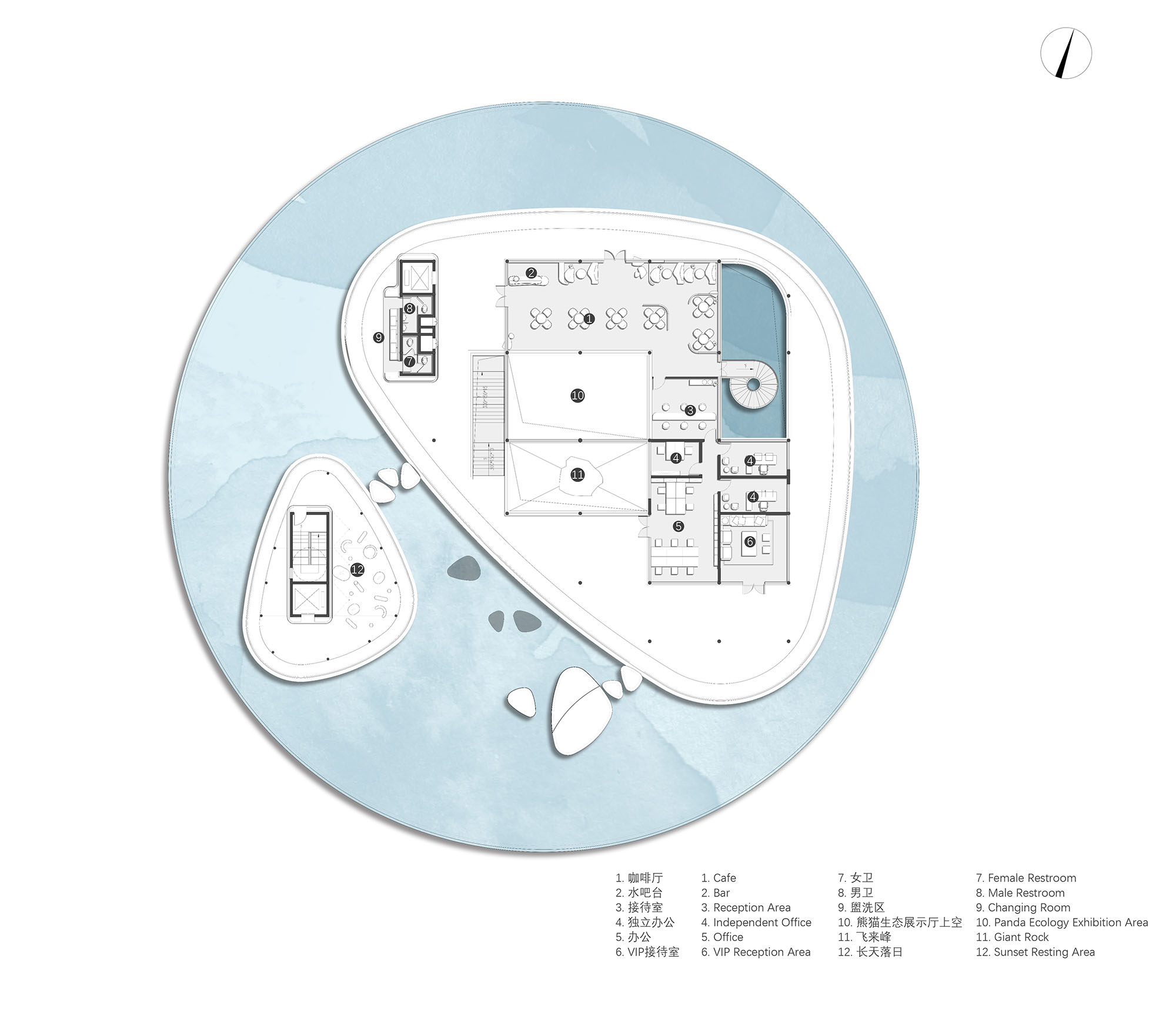 臥雲台,龍門山臥雲台,公共空間設計,景觀設計,建築設計,公園景觀設計,四川建築設計,小隱建築,小隱建築事務所