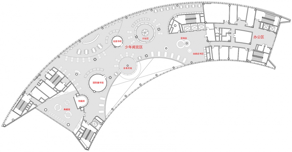 上海少年兒童圖書館,上海少年兒童圖書館新館,上海少年兒童圖書館新館設計,圖書館設計,圖書館設計案例,公共圖書館,少年圖書館,兒童圖書館設計,華建集團上海建築設計研究院有限公司