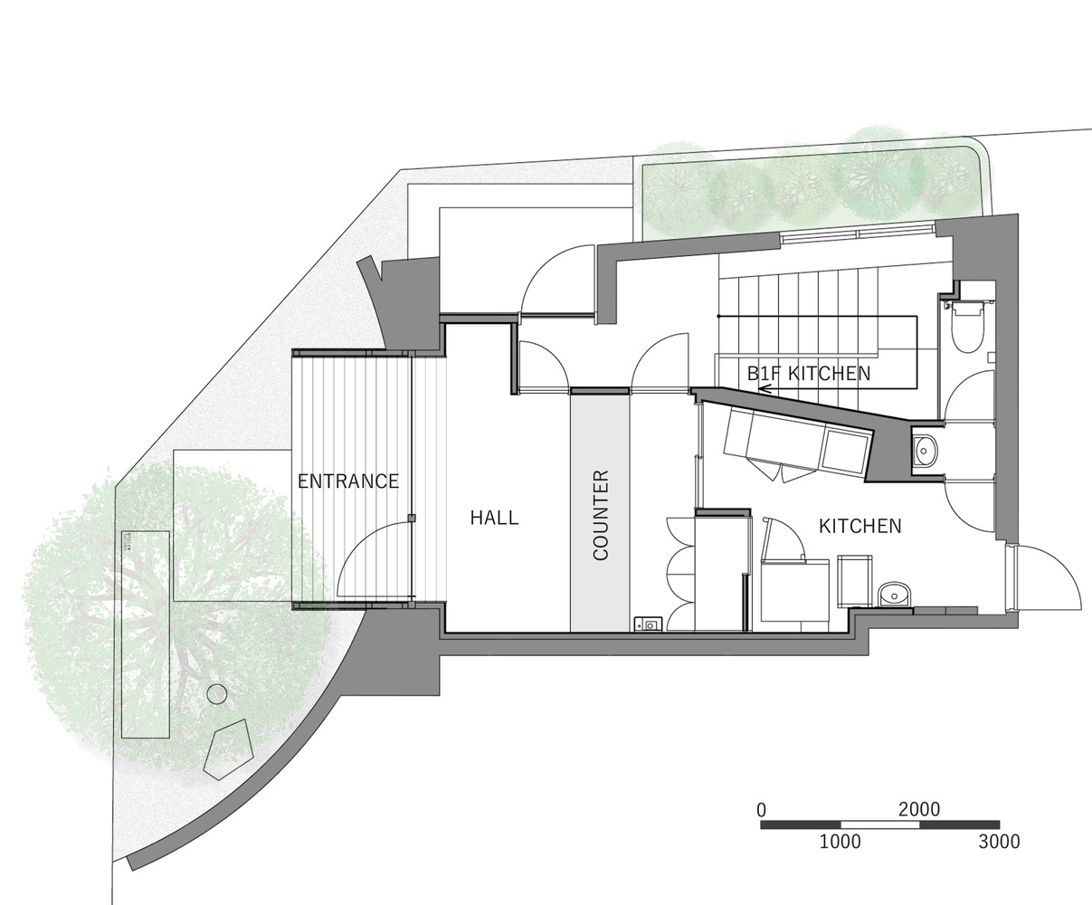 糕點店設計,糕點店設計案例,Tadokoro Architects,Dolce Tacubo Patisserie,烘焙店,日本,澀穀,糕點店,街邊店設計,糕點店設計方案