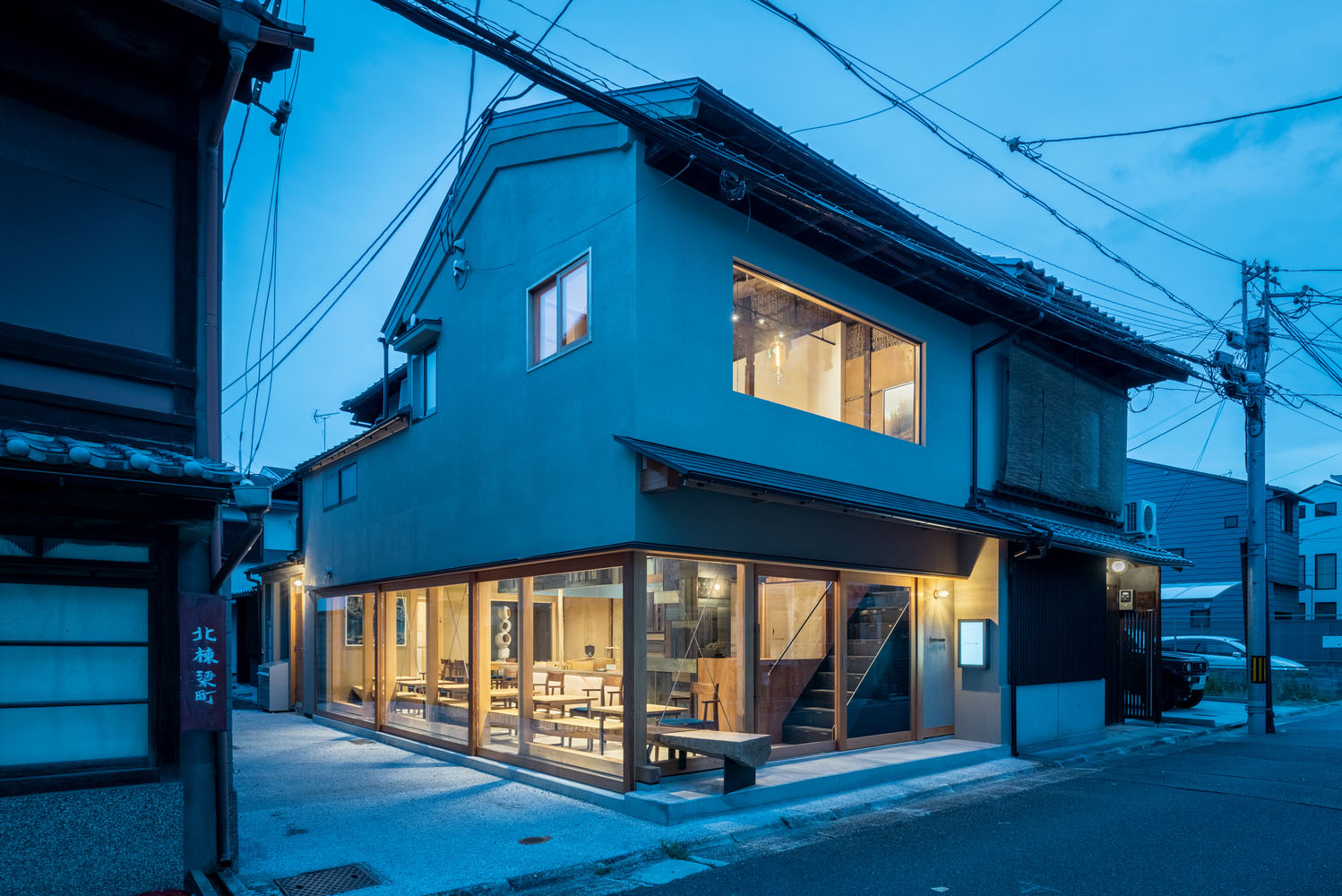 Kazuteru Matsumura Architects,日本京都,咖啡廳設計,咖啡店設計案例,國外咖啡廳設計,咖啡廳設計方案,105㎡,咖啡廳平麵圖,Wand Café