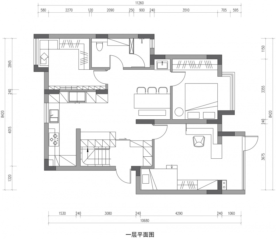 上海住宅設計,200㎡住宅設計,複式住宅設計,200㎡,手帳博主阿怪的家,上海手帳博主阿怪的家,上海,複式裝修,住宅設計,家裝設計,張燁建築事務所,張燁