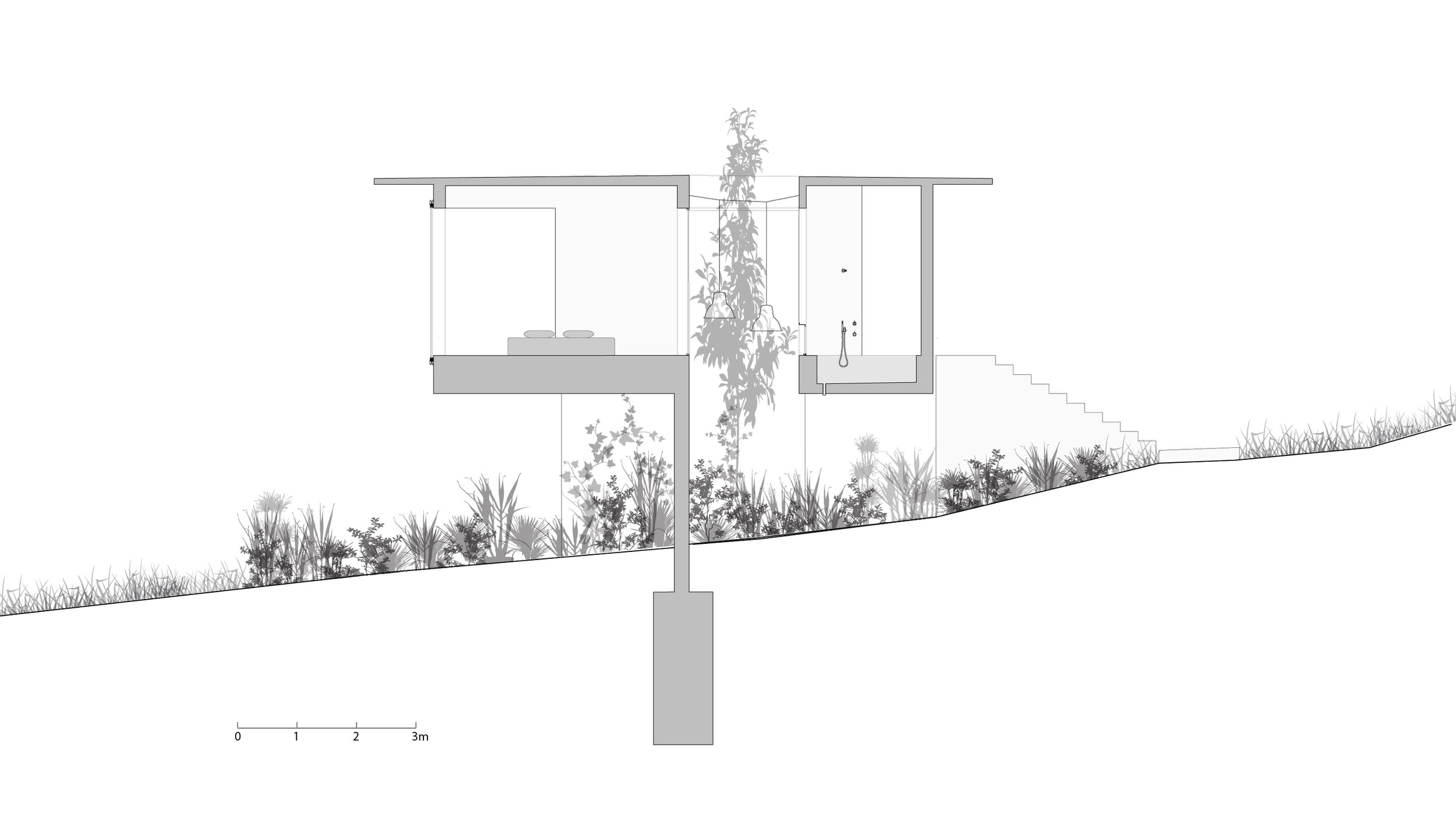 住宅建築設計,極簡住宅設計案例,LCLA,CLARA ARANGO,哥倫比亞,雷蒂羅,國外住宅設計案例,極簡主義,住宅設計,混凝土住宅,度假屋