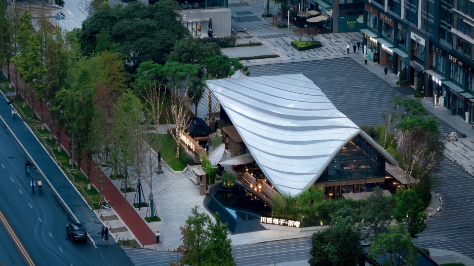 餐廳設計,休閑餐廳設計,餐廳設計案例,交子大道木屋頂餐廳,成都交子大道木屋頂餐廳,成都木屋頂餐廳,網紅餐廳,成都網紅餐廳,餐廳設計方案,致野建築,BEHIVE