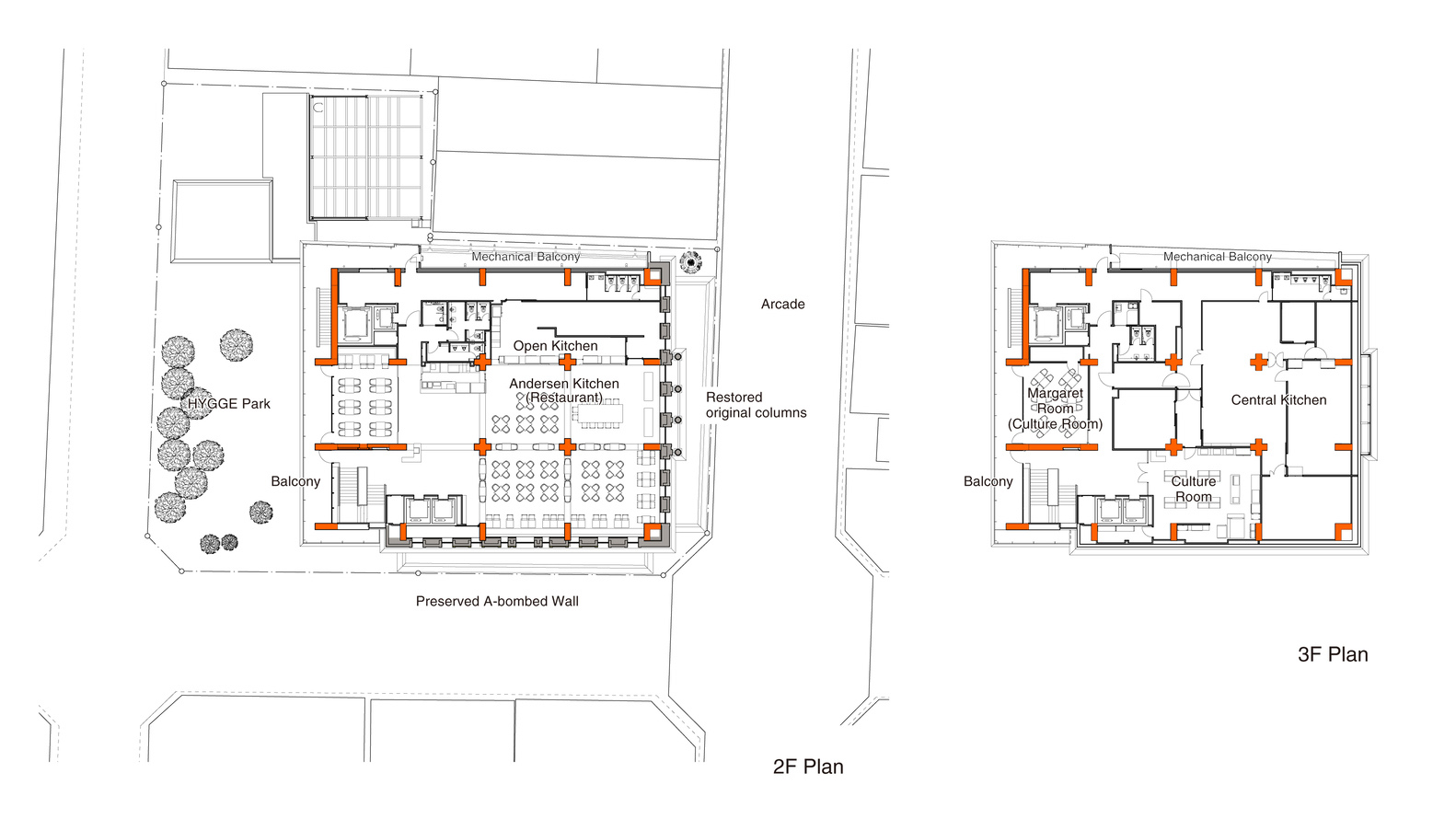 廣島安徒生商業大廈,建築設計,TAISEI DESIGN Planners Architects & Engineers,建築改造,商業空間設計,多功能複合空間設計,日本,Hiroshima Andersen Commercial Building