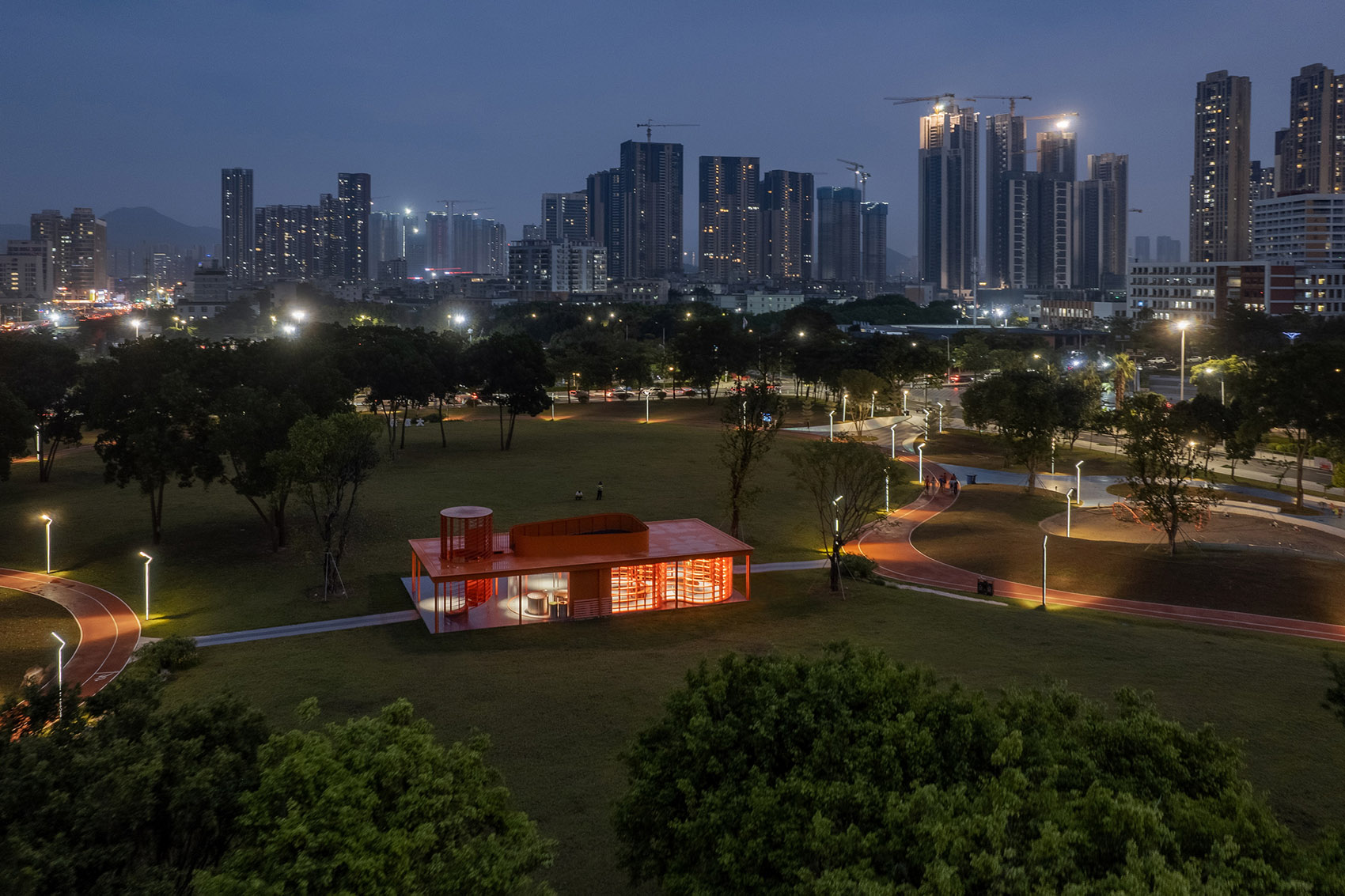 公共空間設計,公園建築設計,公園書房設計,坪山中心公園大草坪城市書房,坪山城市書房,中心公園城市書房,0321studio,厘米製造,厘米製造南頭古城工作室,厘米製造工作室