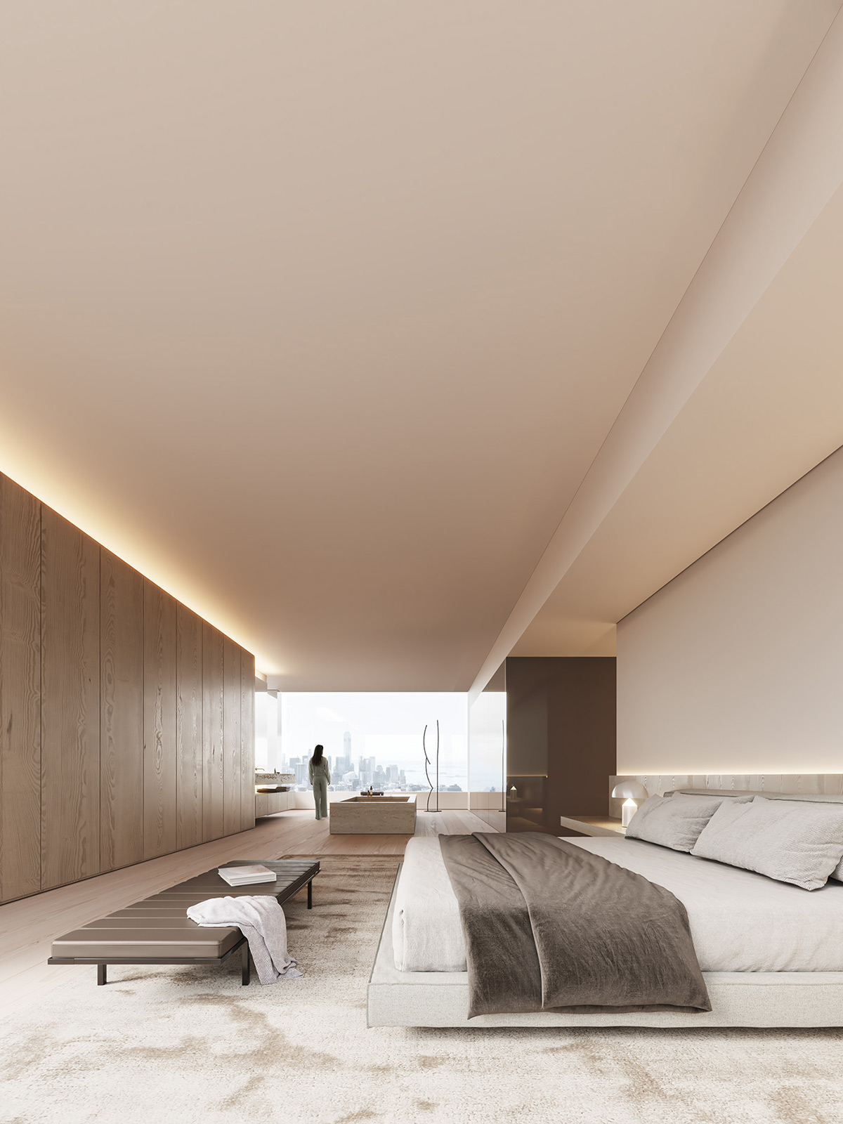 複式公寓,住宅設計案例,頂層公寓設計,極簡風格,Fran Silvestre Arquitectos,極簡主義