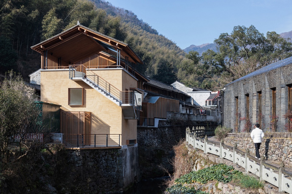 餐廳設計,餐廳設計案例,餐廳改造,餐廳裝修,棲霞坑發電站改造的溪邊餐廳,棲霞坑溪邊餐廳,寧波奉化,陳林,尌林建築設計事務所